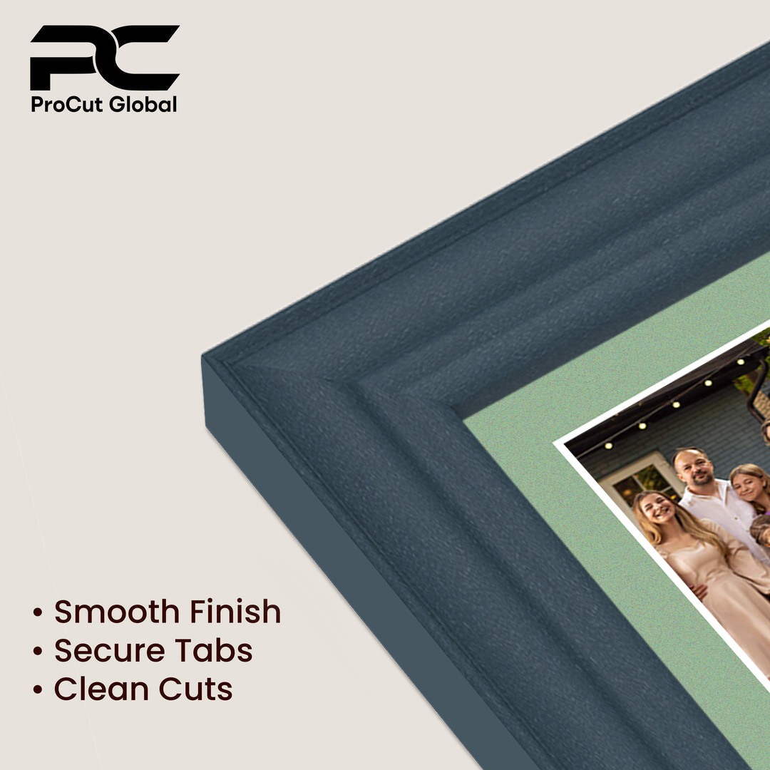 12x12" Navy Blue Classic Multi Aperture Photo Frame - Fits 6x4" (x4) Photos | Collage Frame thumbnail 7