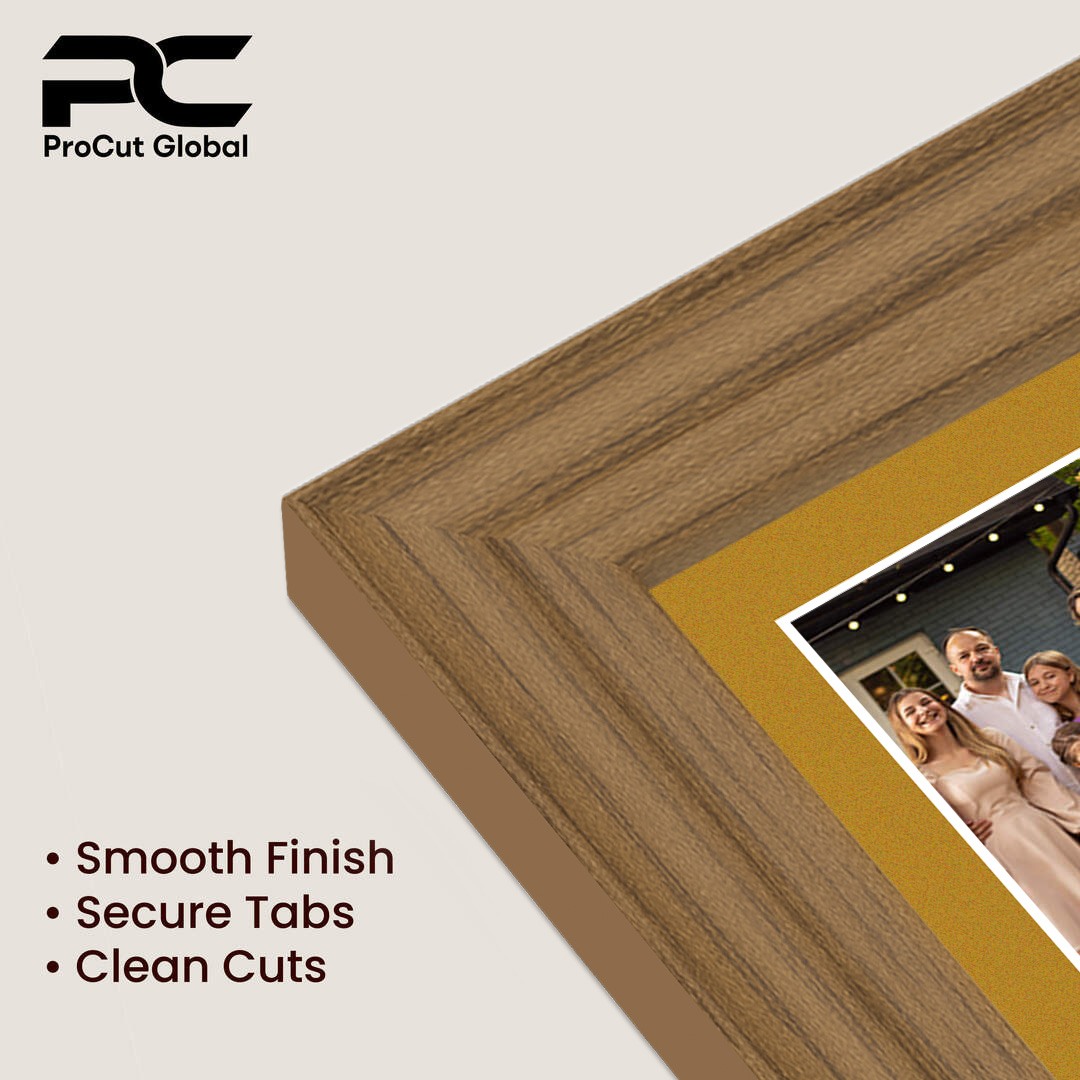 12x12" Oak Classic Multi Aperture Photo Frame - Fits 6x4" (x4) Photos | Collage Frame thumbnail 7