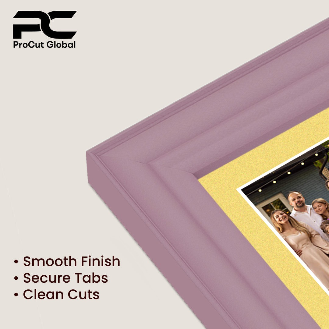 12x12" Classic Pastel Pink Multi Aperture Photo Frame - Fits 6x4" (x4) Photos | Collage Frame thumbnail 7