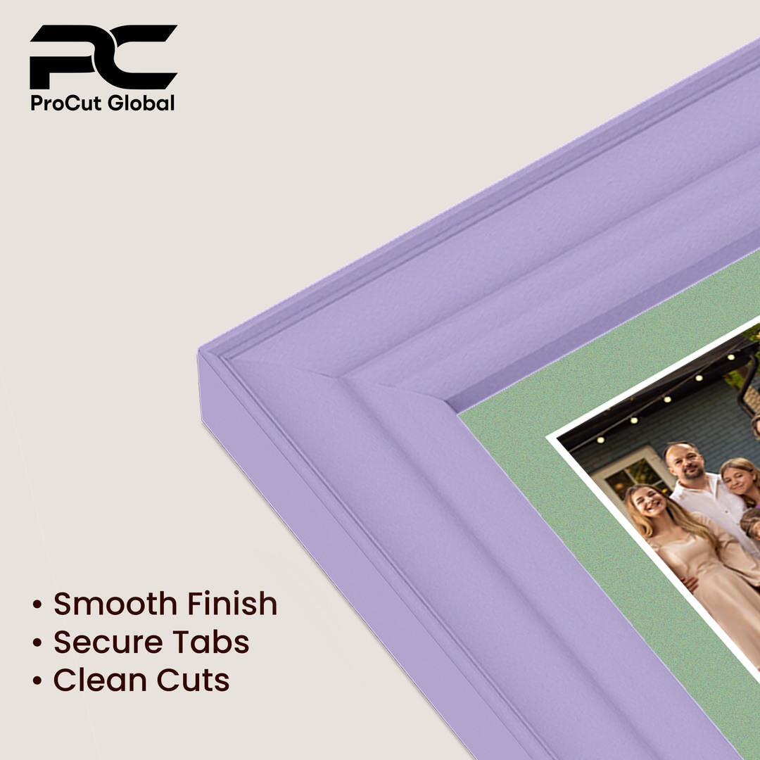 12x12" Purple Classic Multi Aperture Photo Frame - Fits 6x4" (x4) Photos | Collage Frame thumbnail 7