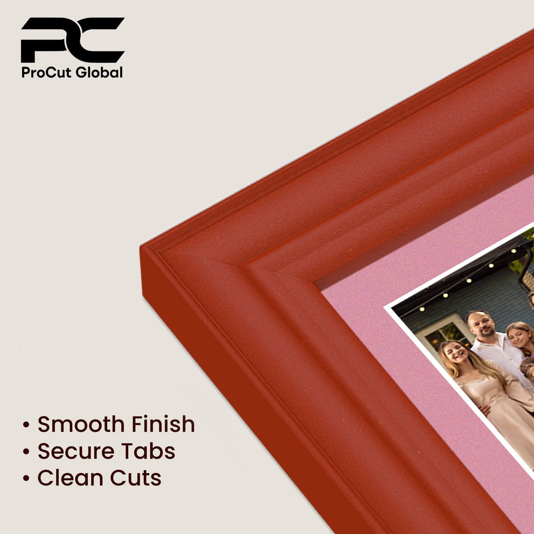 12x12" Classic Red Multi Aperture Photo Frame - Fits 6x4" (x4) Photos | Collage Frame thumbnail 7