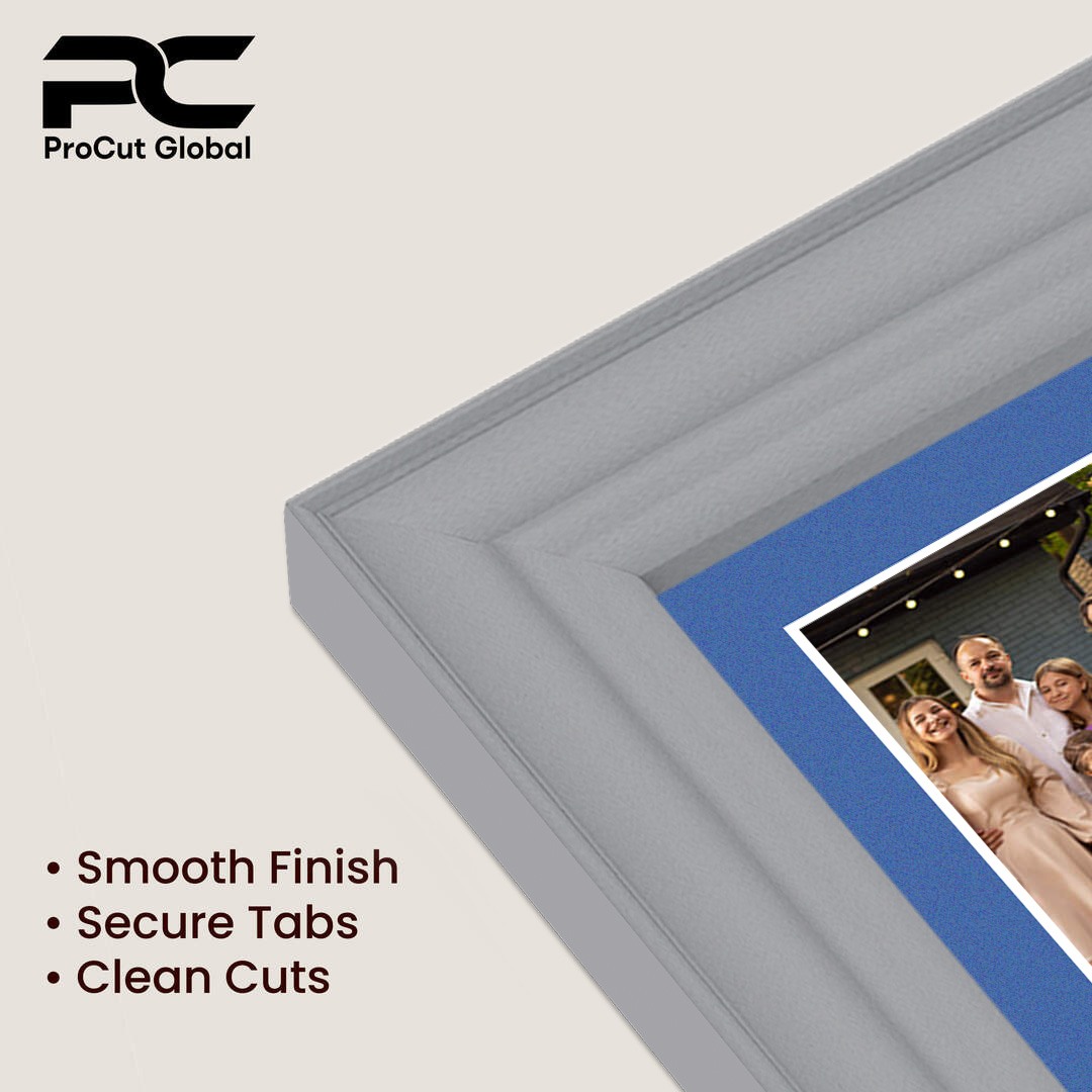 12x12" Classic Silver Multi Aperture Photo Frame - Fits 6x4" (x4) Photos | Collage Frame thumbnail 7