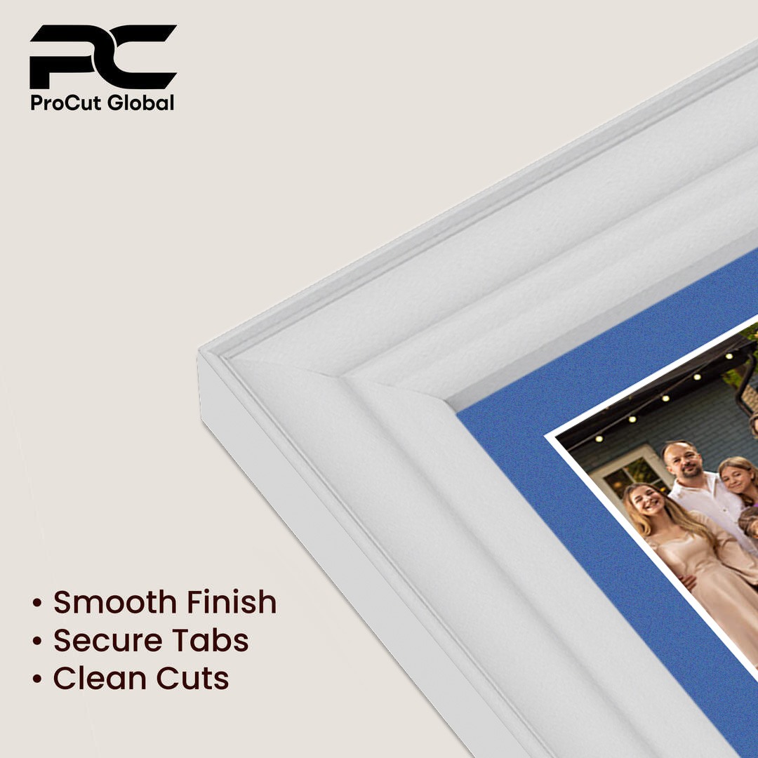 12x12" Classic White Multi Aperture Photo Frame - Fits 6x4" (x4) Photos | Collage Frame thumbnail 7