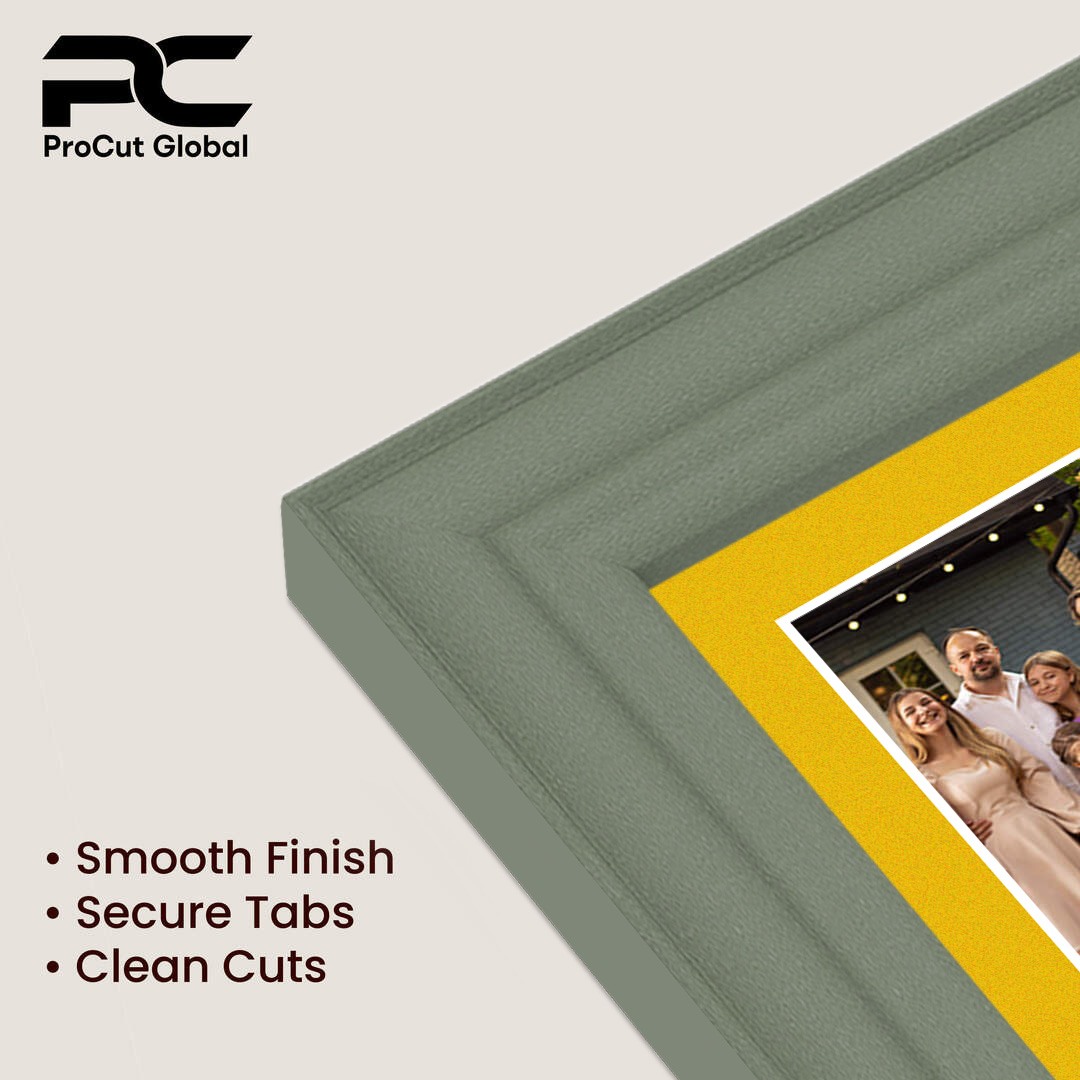 16x8" Classic Green Multi Aperture Photo Frame - Fits 7x5" (x3) Photos | Collage Frame thumbnail 7