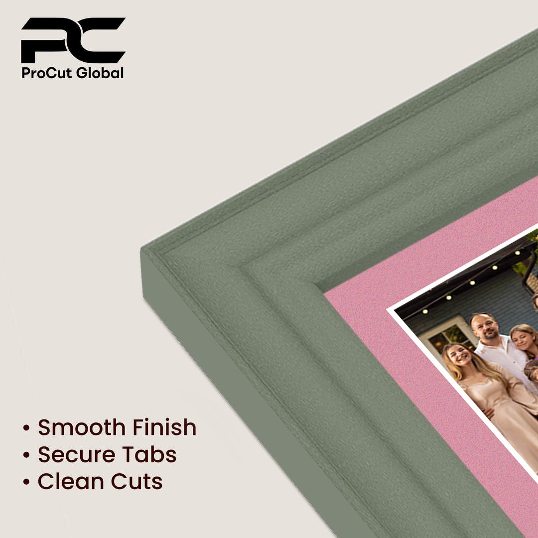 16x8" Green Classic Multi Aperture Photo Frame - Fits 7x5" (x3) Photos | Collage Frame thumbnail 7