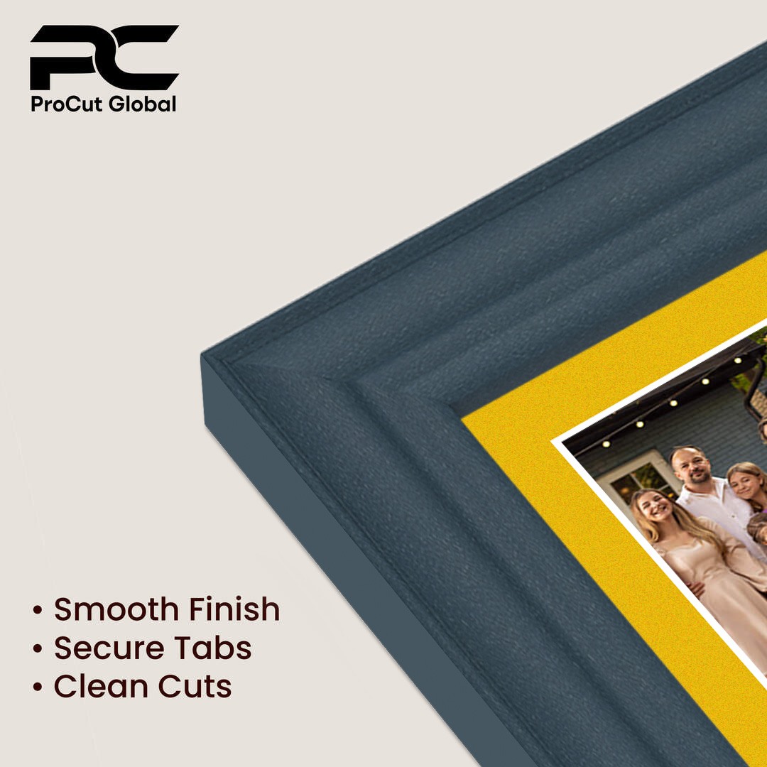 16x8" Classic Navy Blue Multi Aperture Photo Frame - Fits 7x5" (x3) Photos | Collage Frame thumbnail 7