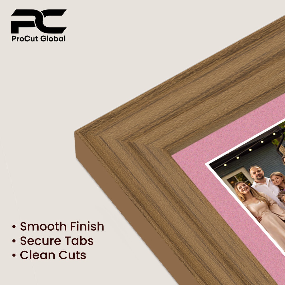 16x8" Classic Oak Multi Aperture Photo Frame - Fits 7x5" (x3) Photos | Collage Frame thumbnail 7
