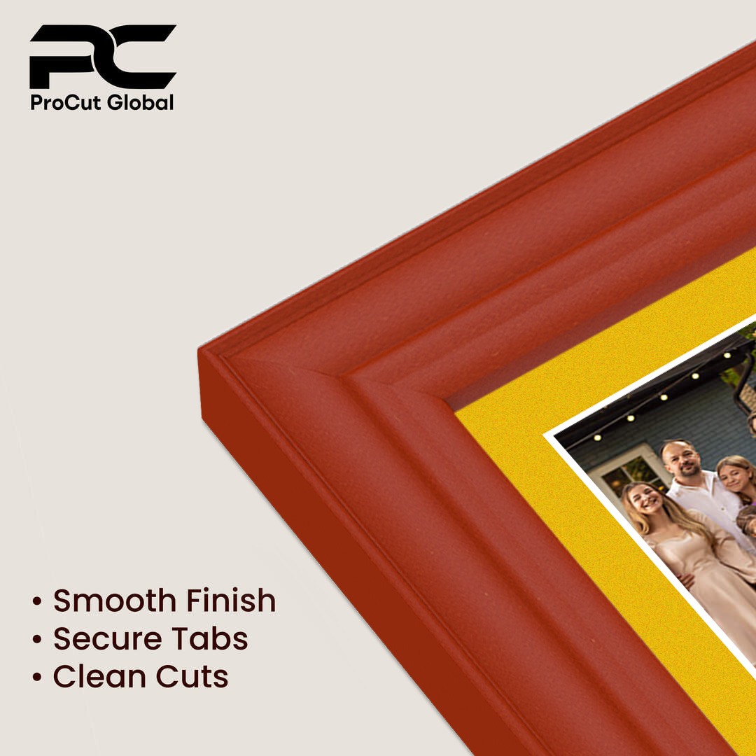 16x8" Classic Red Multi Aperture Photo Frame - Fits 7x5" (x3) Photos | Collage Frame thumbnail 7