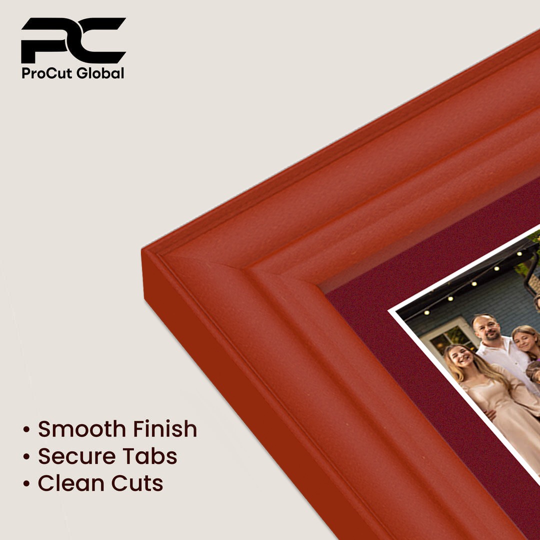 16x8" Classic Red Multi Aperture Photo Frame - Fits 7x5" (x3) Photos | Collage Frame thumbnail 7