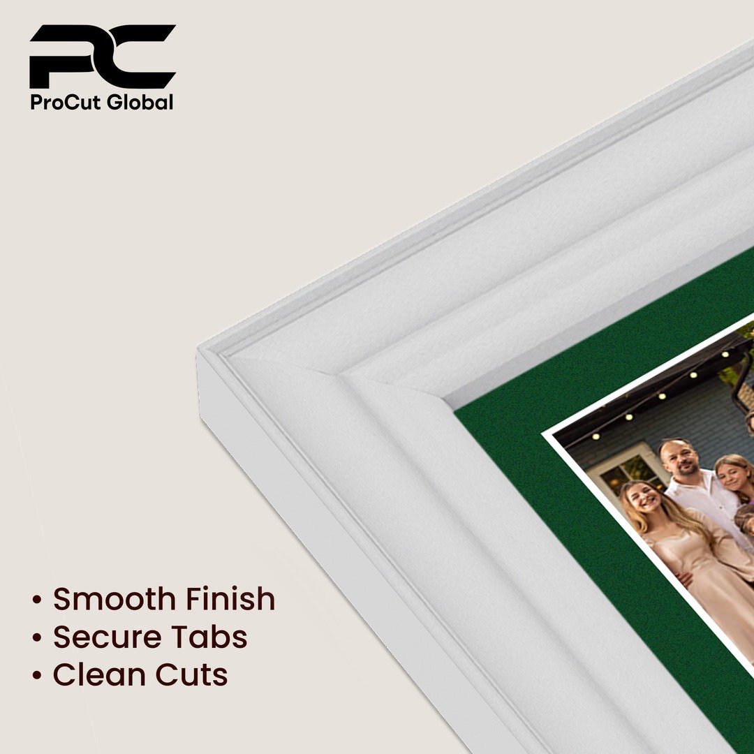 16x8" White Classic Multi Aperture Photo Frame - Fits 7x5" (x3) Photos | Collage Frame thumbnail 7