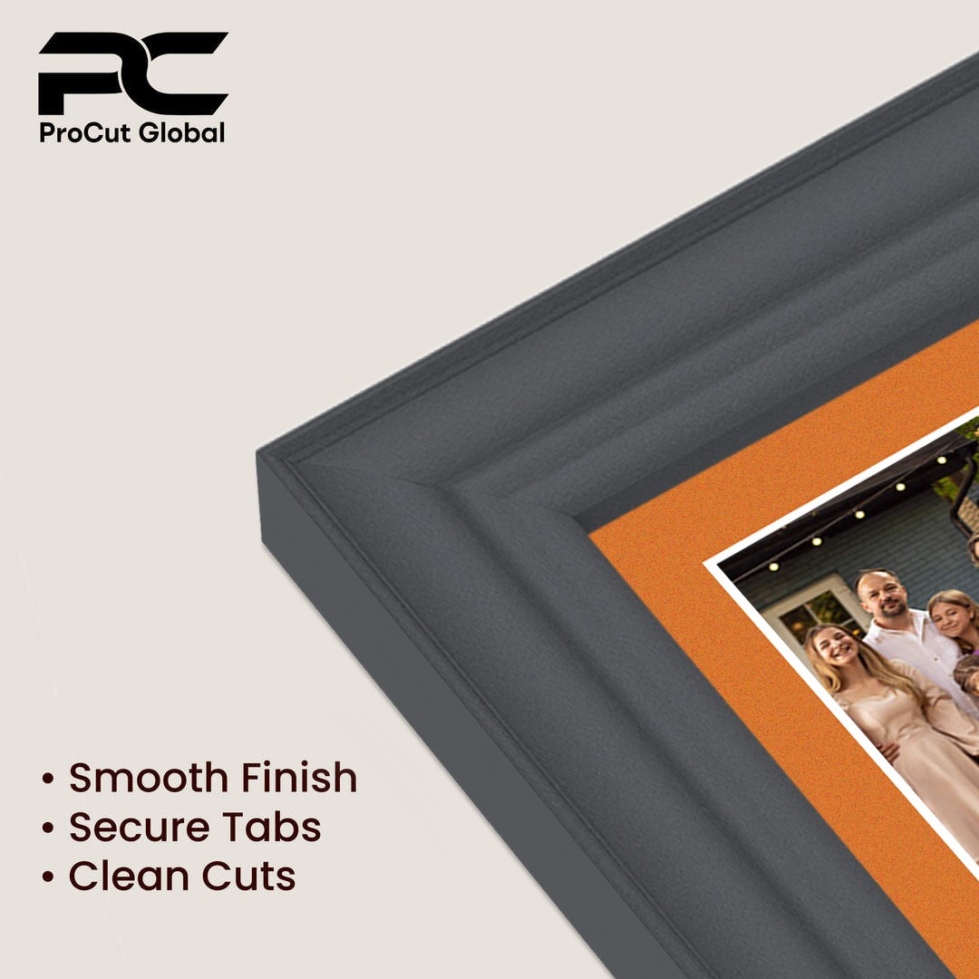 20x14" Classic Dark Grey Multi Aperture Photo Frame - Fits A4 (x2) Photos | Collage Frame thumbnail 7