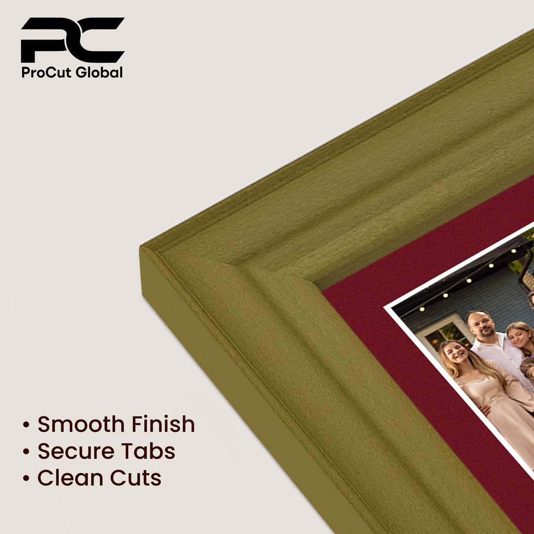 20x14" Gold Classic Multi Aperture Photo Frame - Fits A4 (x2) Photos | Collage Frame thumbnail 7