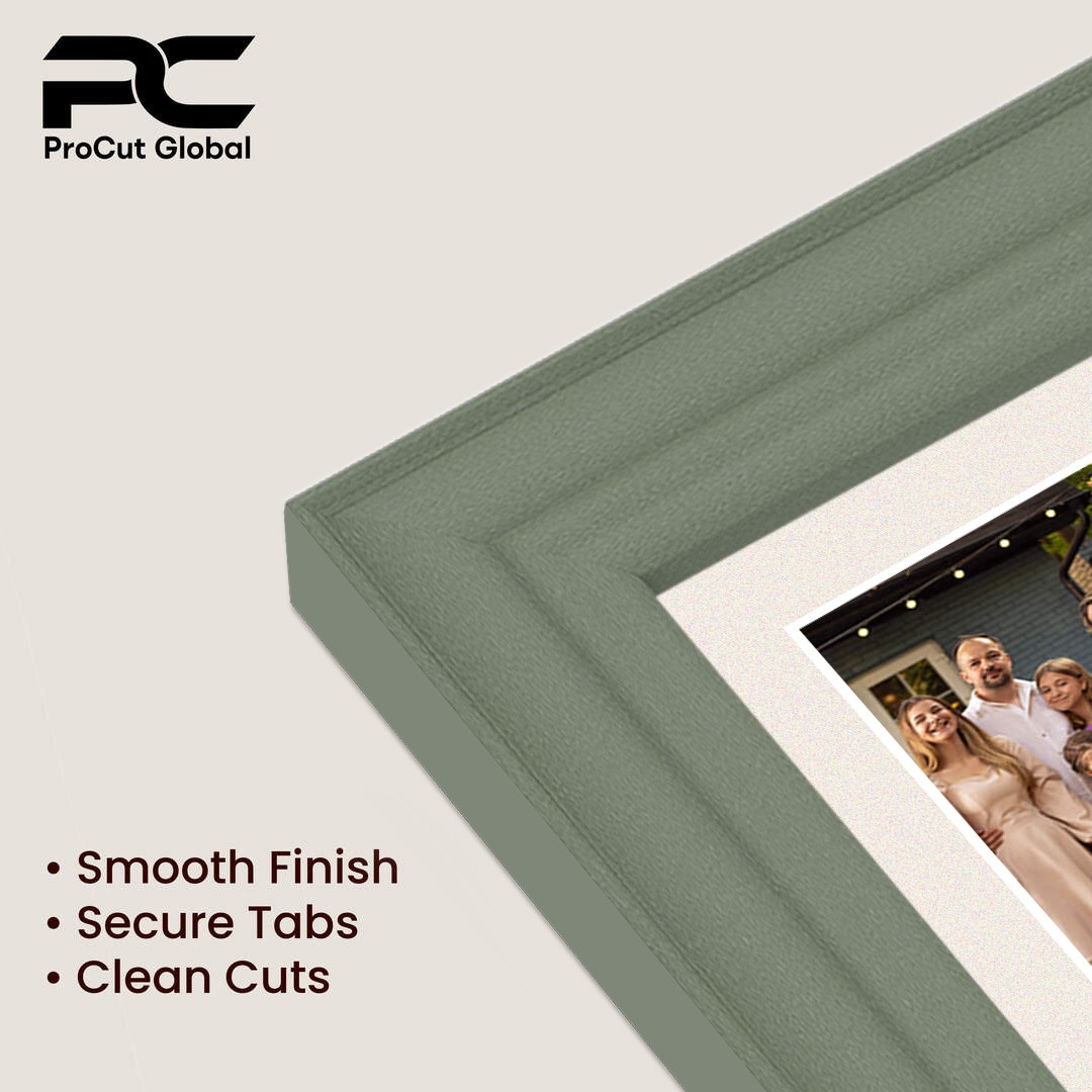 20x14" Classic Green Multi Aperture Photo Frame - Fits A4 (x2) Photos | Collage Frame thumbnail 7
