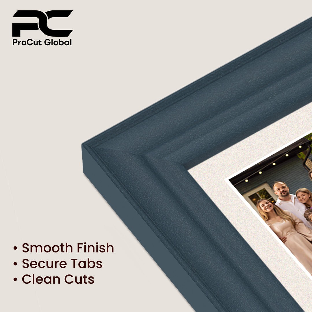 20x14" Navy Blue Classic Multi Aperture Photo Frame - Fits A4 (x2) Photos | Collage Frame thumbnail 7