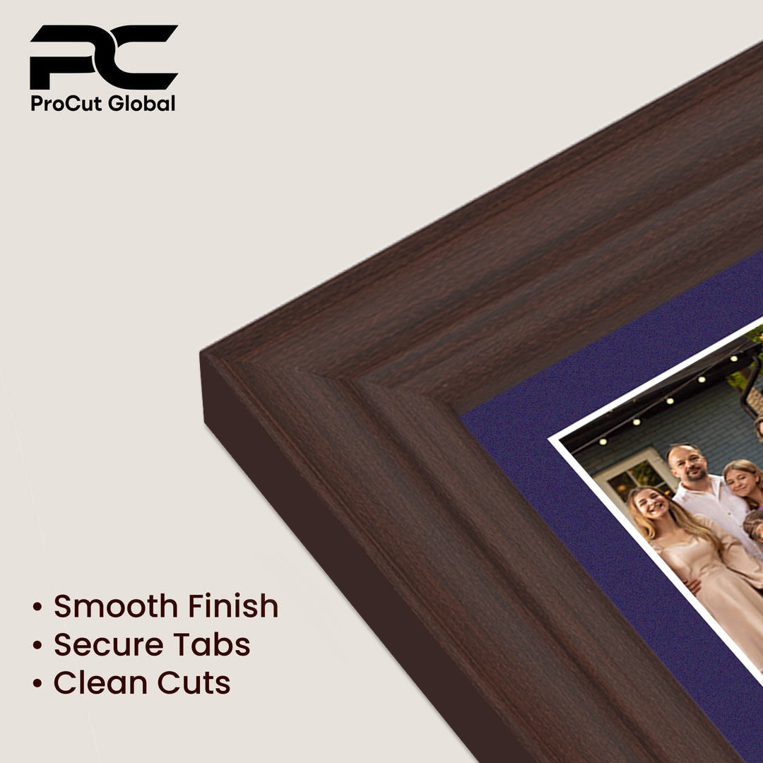 20x14" Classic Rose Wood Multi Aperture Photo Frame - Fits A4 (x2) Photos | Collage Frame thumbnail 7