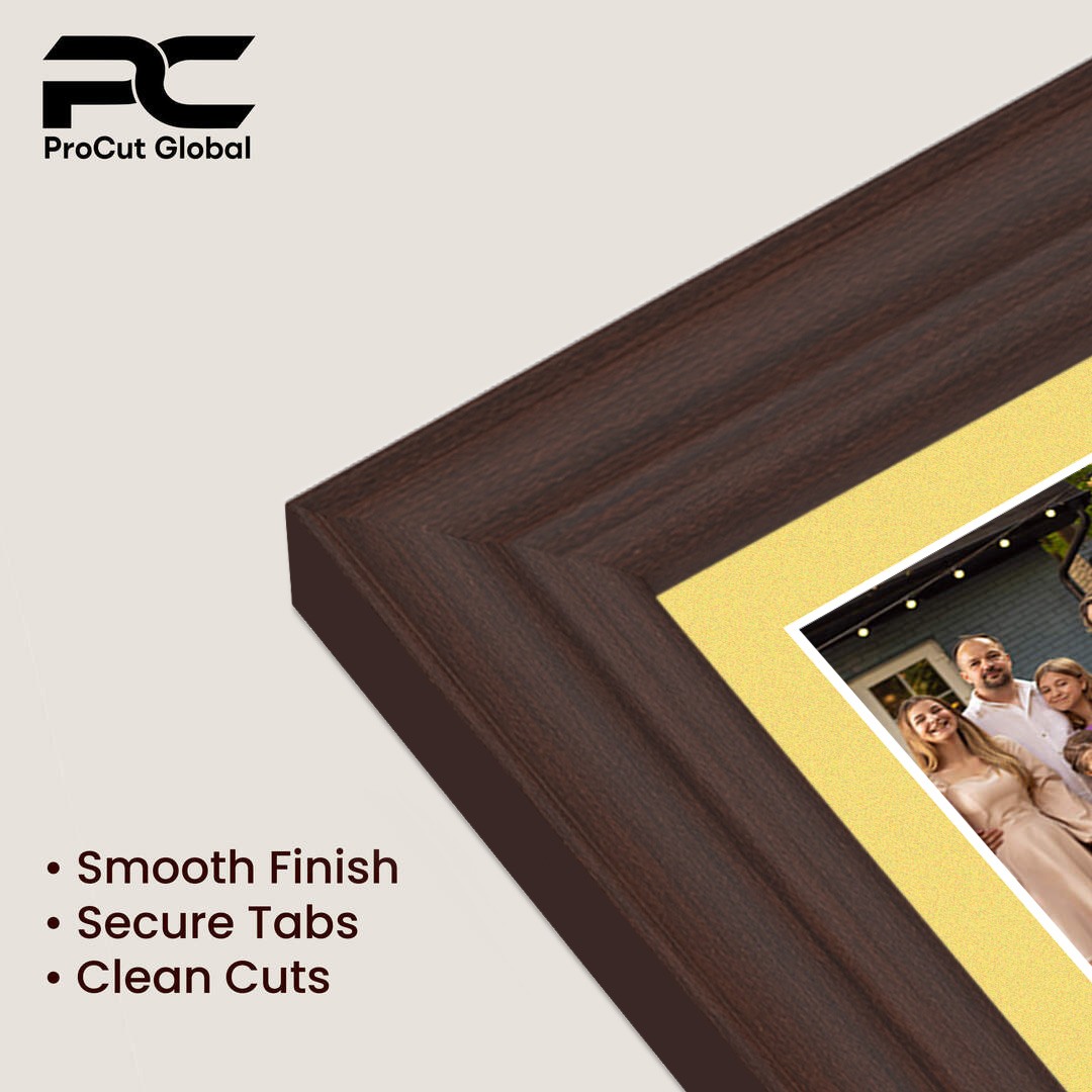20x14" Rose Wood Classic Multi Aperture Photo Frame - Fits A4 (x2) Photos | Collage Frame thumbnail 7