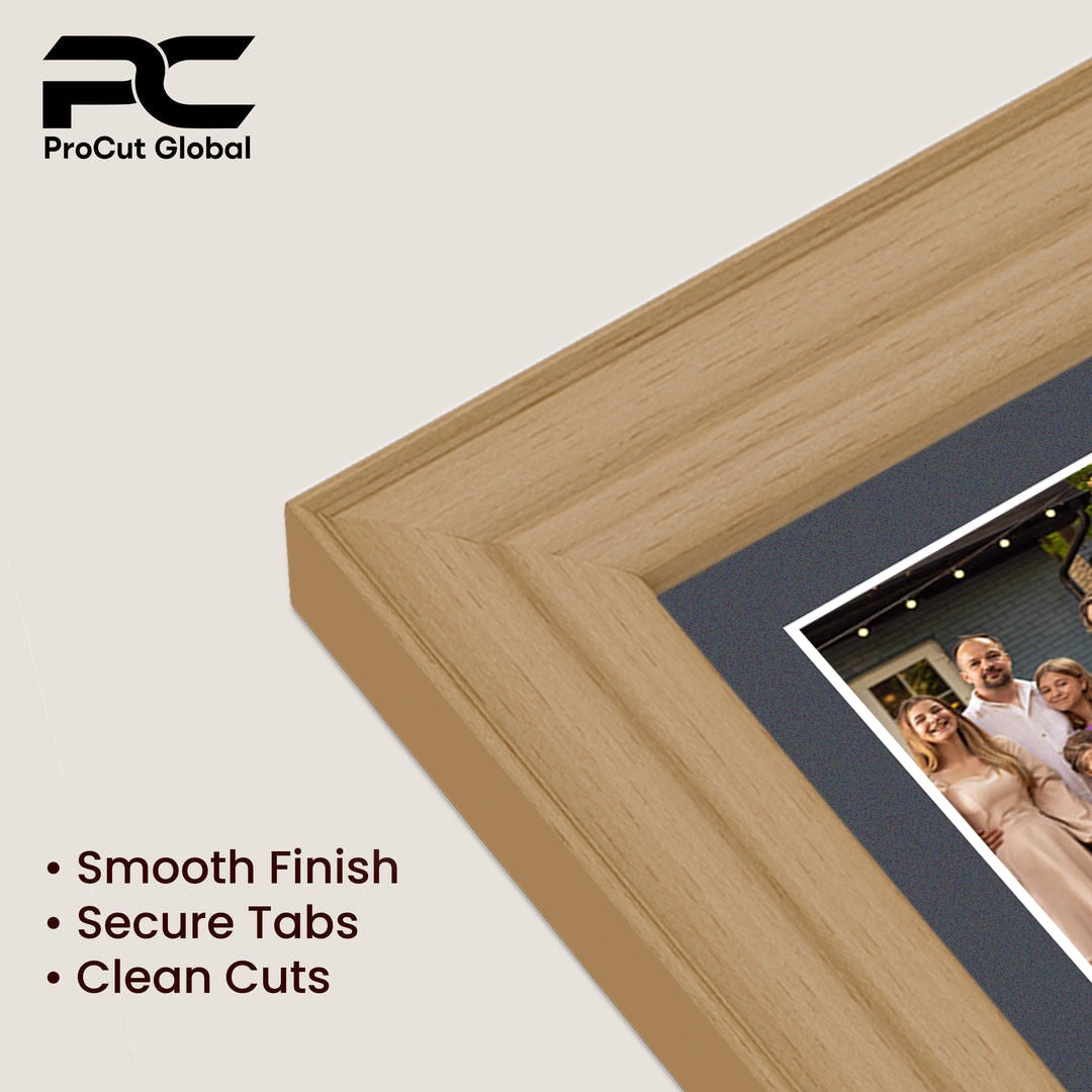 26x8" Classic Country Pine Multi Aperture Photo Frame - Fits 6x4" (x5) Photos | Collage Frame thumbnail 7