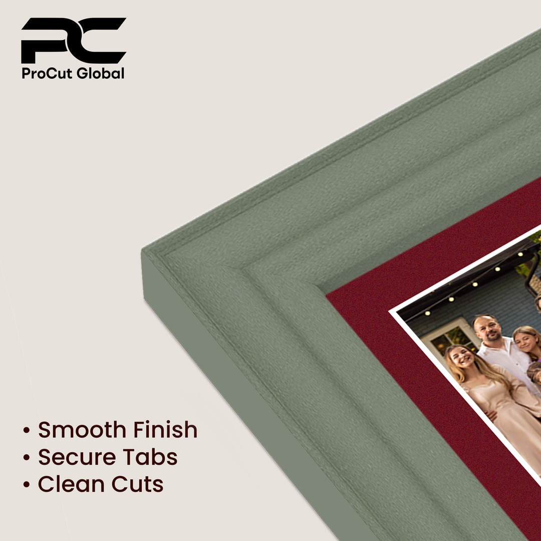 26x8" Green Classic Multi Aperture Photo Frame - Fits 6x4" (x5) Photos | Collage Frame thumbnail 7