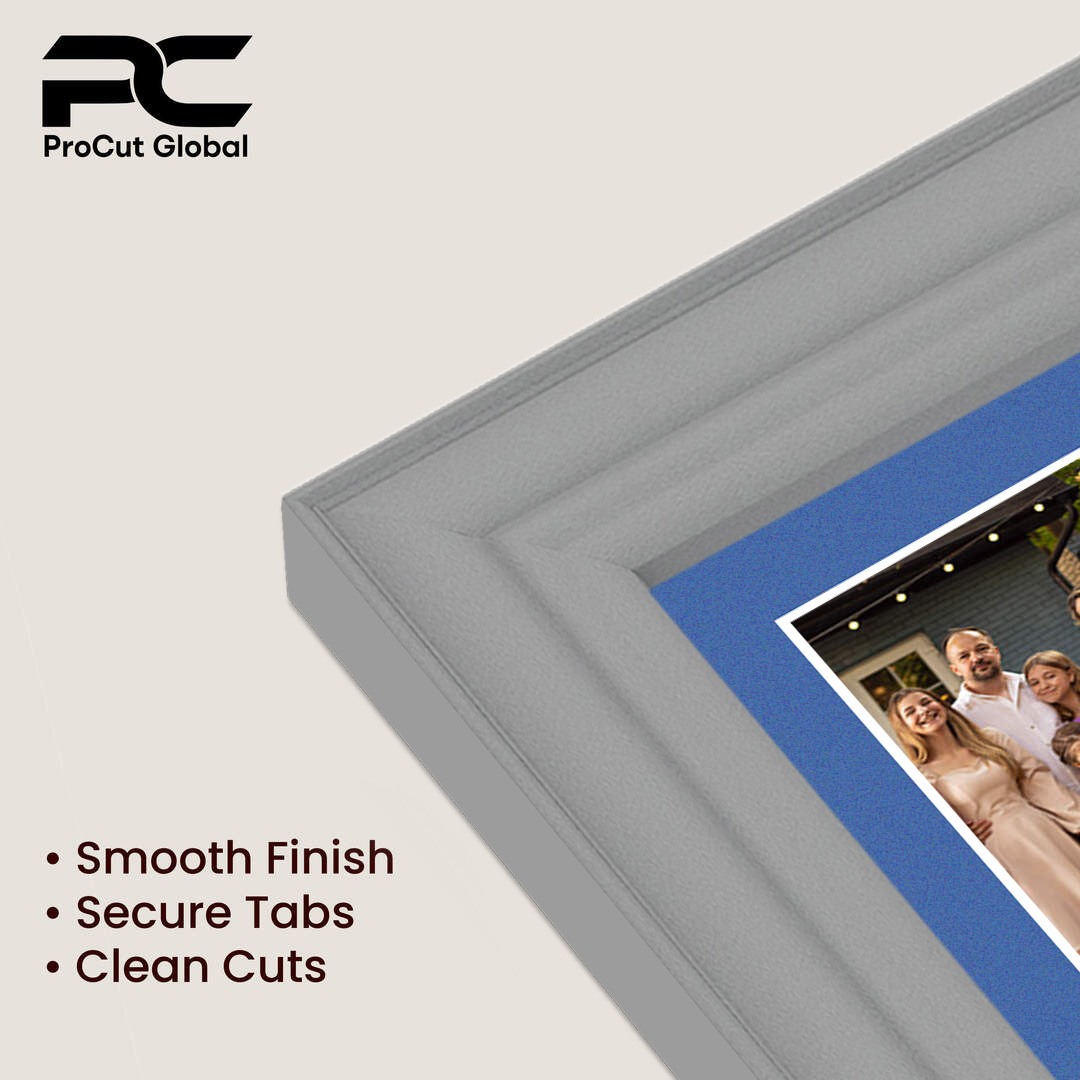 26x8" Classic Light Grey Multi Aperture Photo Frame - Fits 6x4" (x5) Photos | Collage Frame thumbnail 7