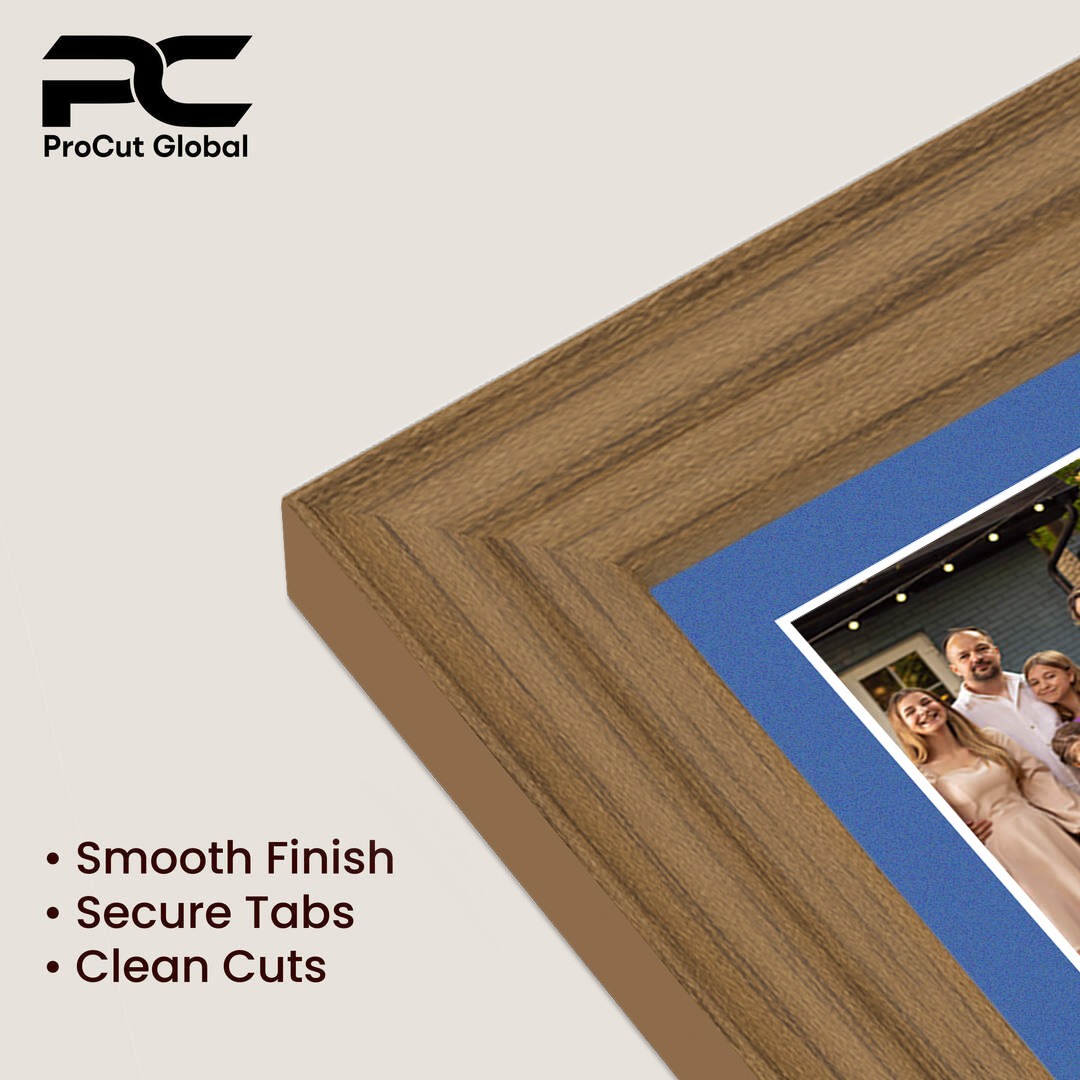 26x8" Classic Oak Multi Aperture Photo Frame - Fits 6x4" (x5) Photos | Collage Frame thumbnail 7