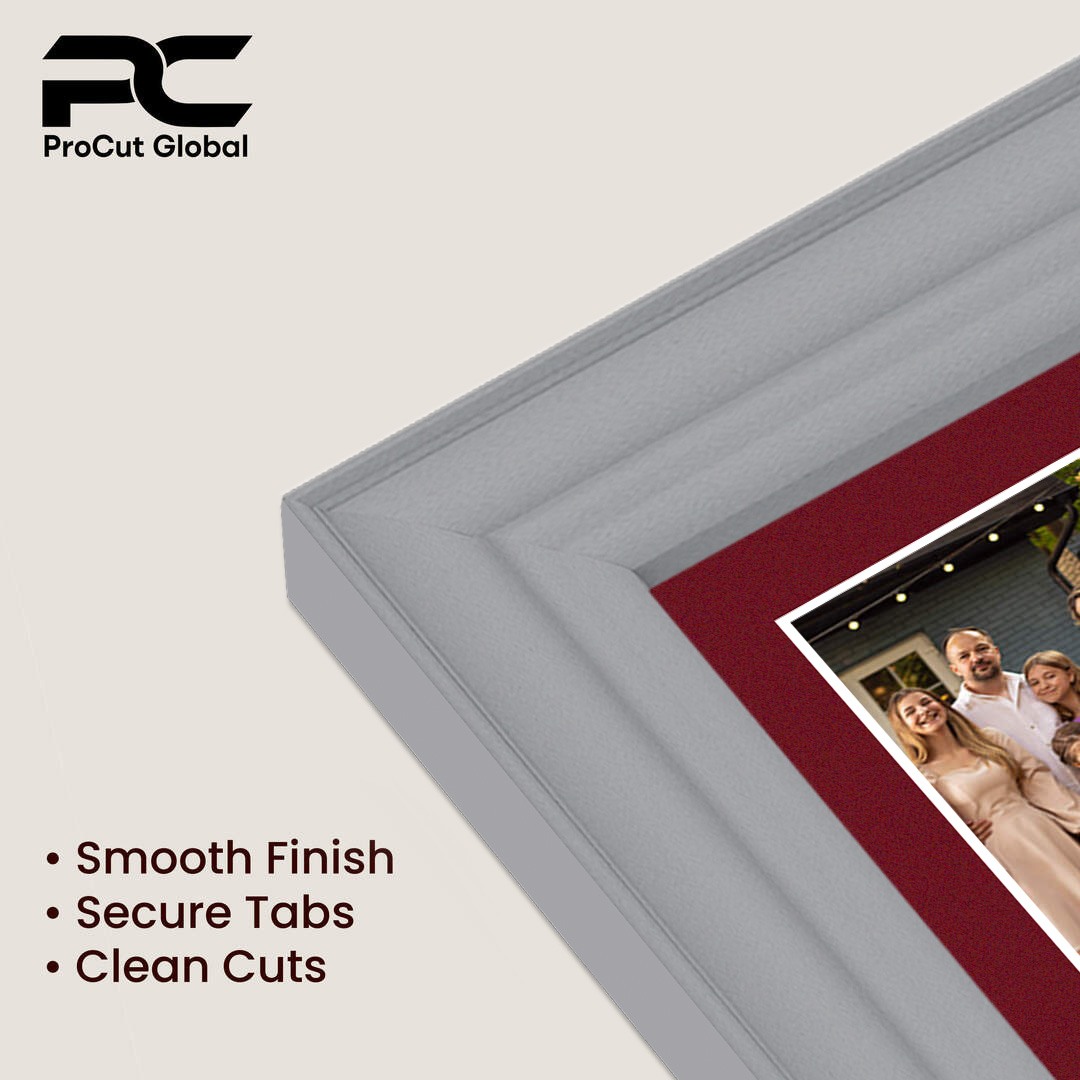 26x8" Silver Classic Multi Aperture Photo Frame - Fits 6x4" (x5) Photos | Collage Frame thumbnail 7