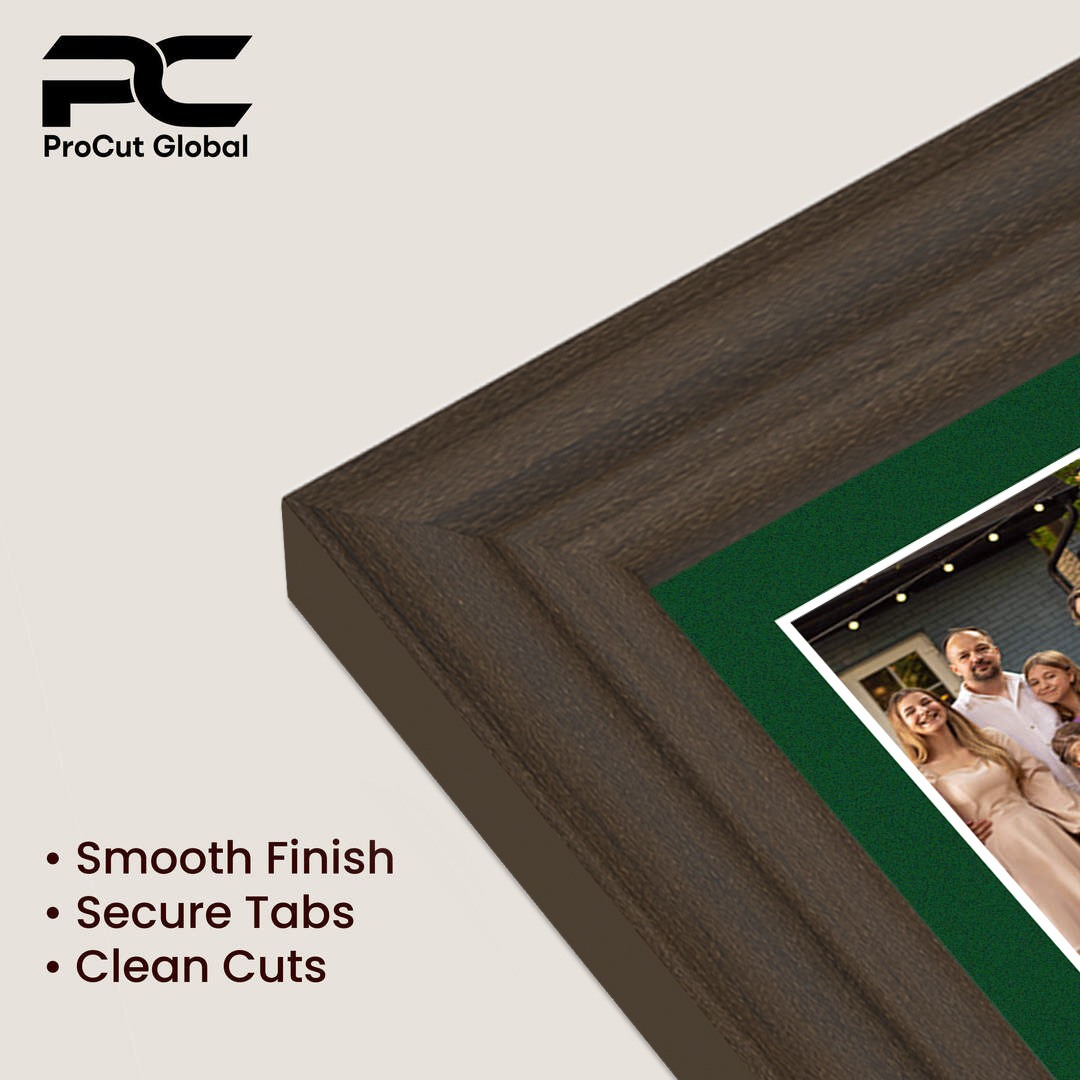 26x8" Classic Walnut Multi Aperture Photo Frame - Fits 6x4" (x5) Photos | Collage Frame thumbnail 7