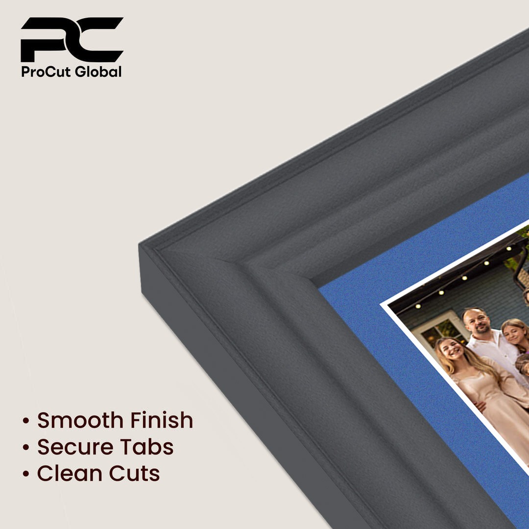 40x20cm Classic Dark Grey Multi Aperture Photo Frame - Fits 6x4" (x3) Photos | Collage Frame thumbnail 7