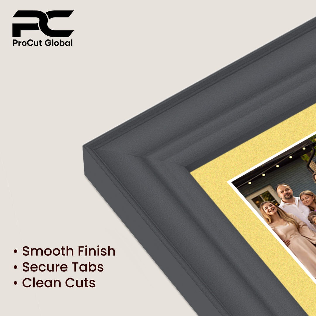 40x20cm Dark Grey Classic Multi Aperture Photo Frame - Fits 6x4" (x3) Photos | Collage Frame thumbnail 7