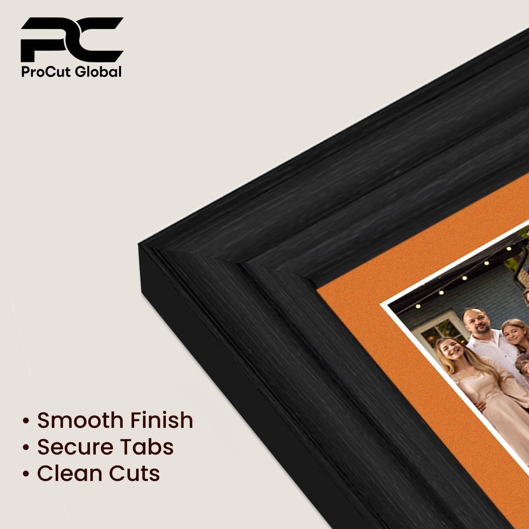50x20cm Black Classic Multi Aperture Photo Frame - Fits 6x4" (x4) Photos | Collage Frame thumbnail 7