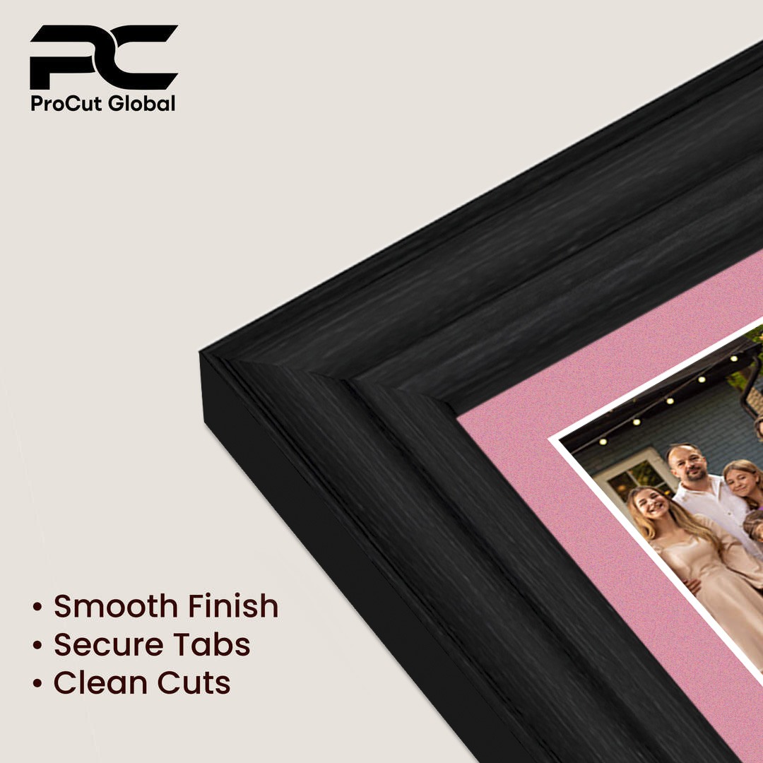 50x20cm Classic Black Multi Aperture Photo Frame - Fits 6x4" (x4) Photos | Collage Frame thumbnail 7