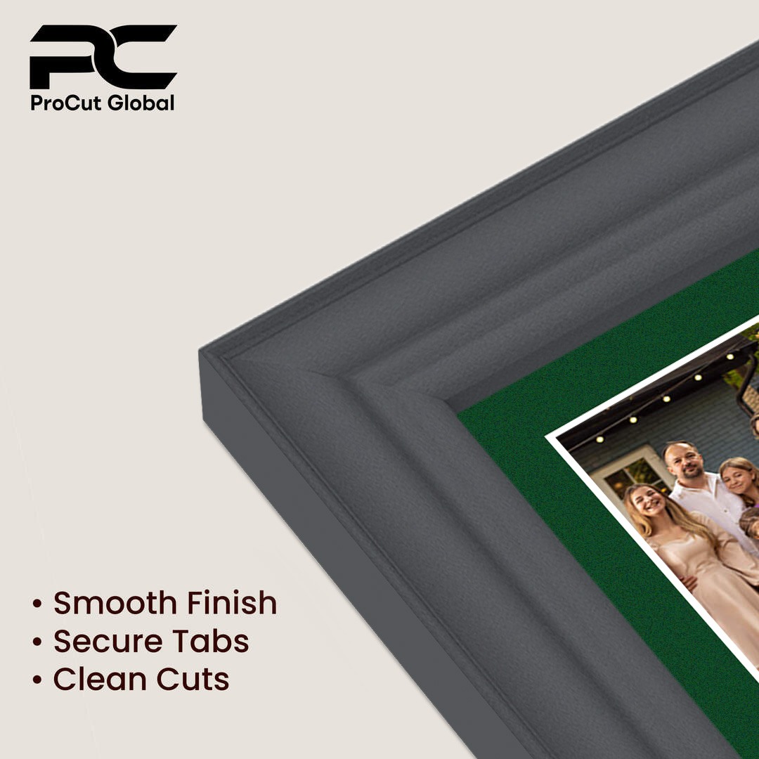 50x20cm Dark Grey Classic Multi Aperture Photo Frame - Fits 6x4" (x4) Photos | Collage Frame thumbnail 7