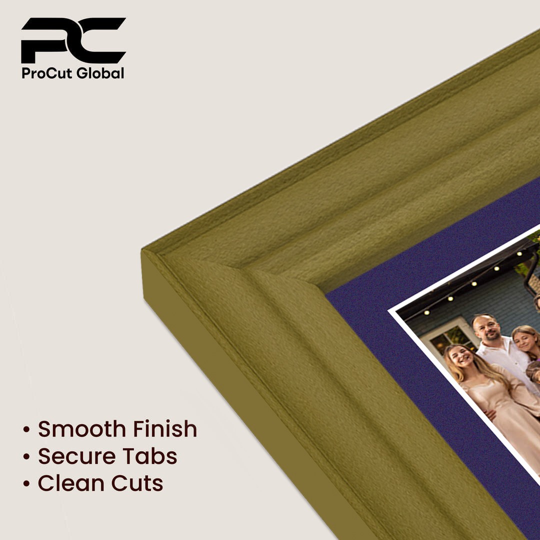 50x20cm Gold Classic Multi Aperture Photo Frame - Fits 6x4" (x4) Photos | Collage Frame thumbnail 7