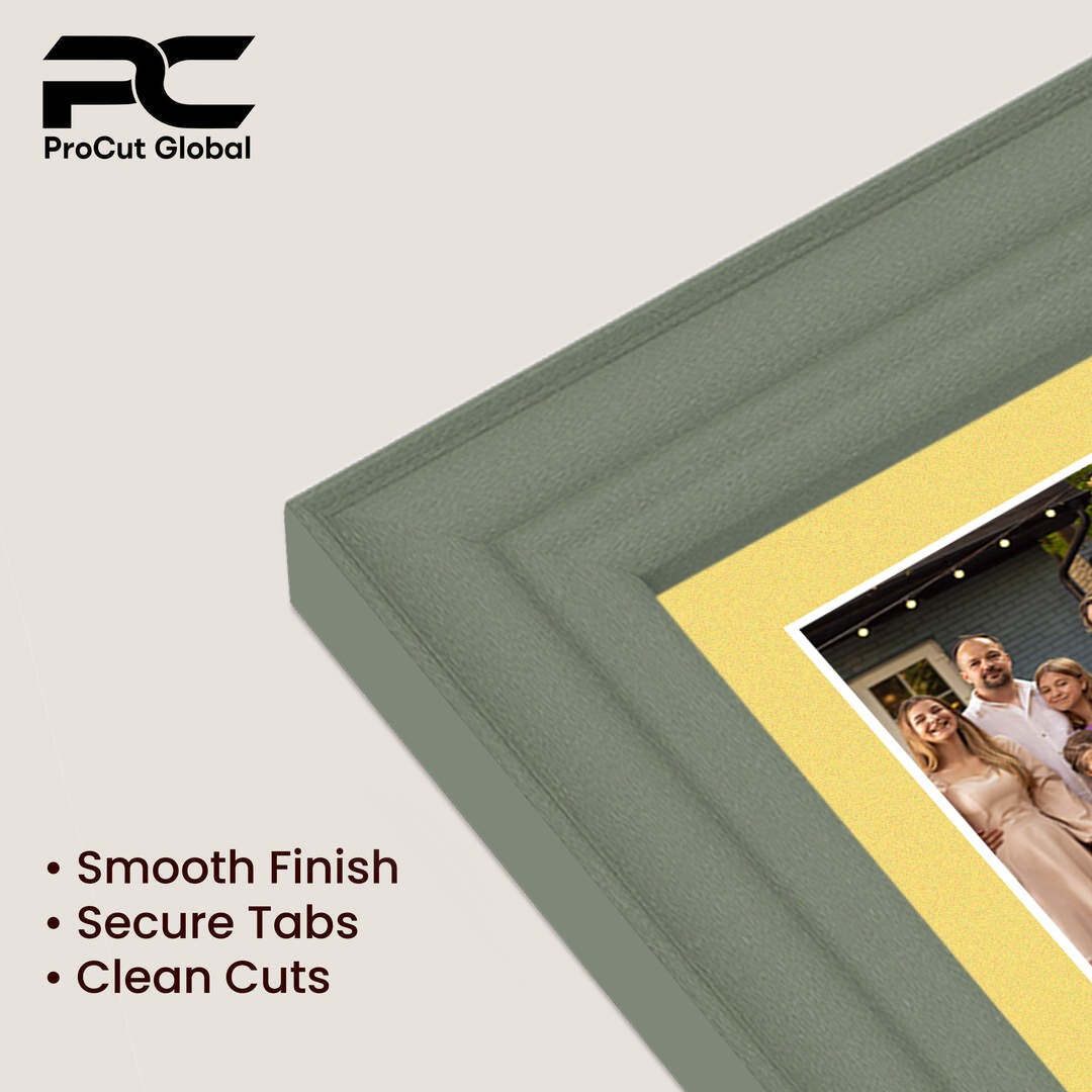 50x20cm Classic Green Multi Aperture Photo Frame - Fits 6x4" (x4) Photos | Collage Frame thumbnail 7
