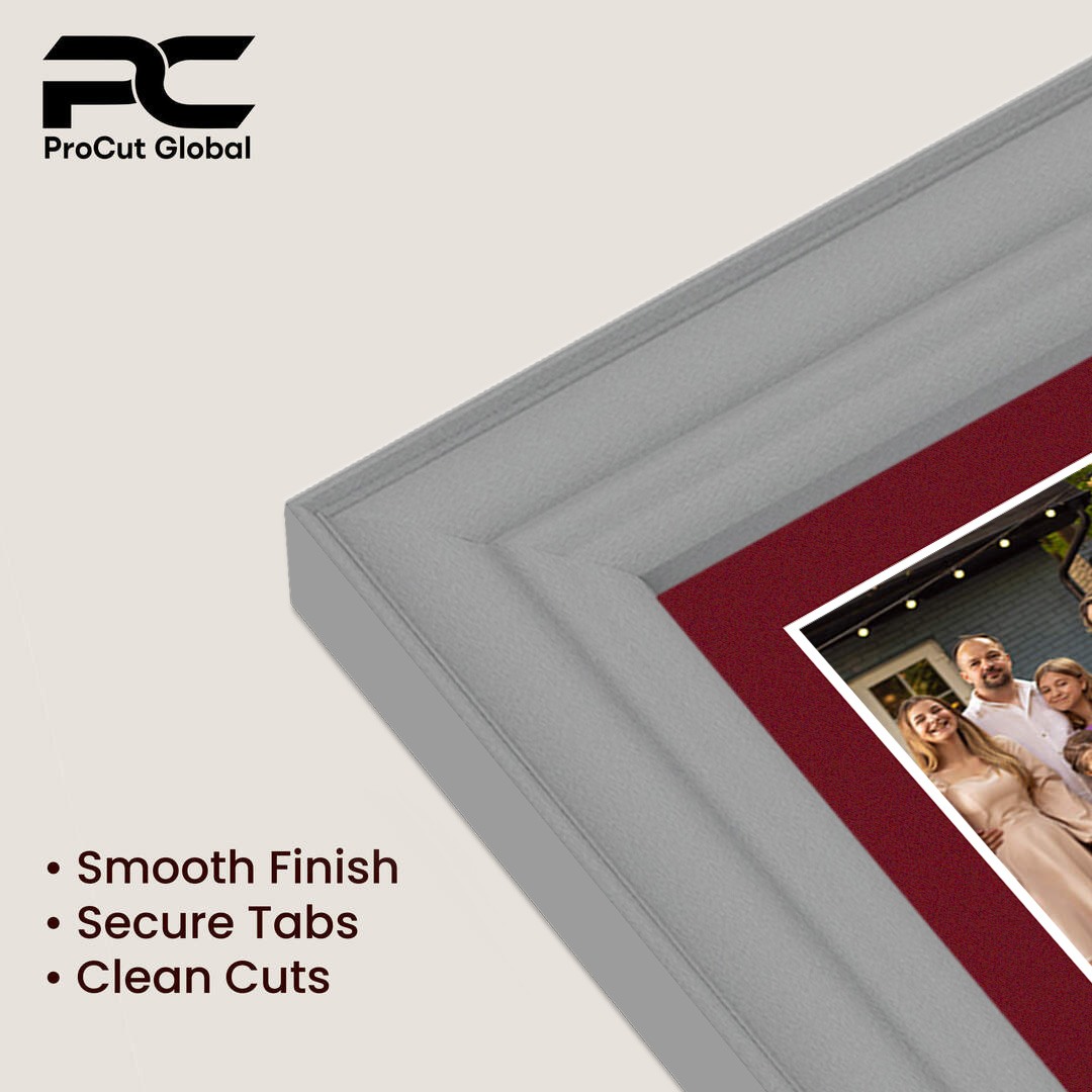 50x20cm Light Grey Classic Multi Aperture Photo Frame - Fits 6x4" (x4) Photos | Collage Frame thumbnail 7