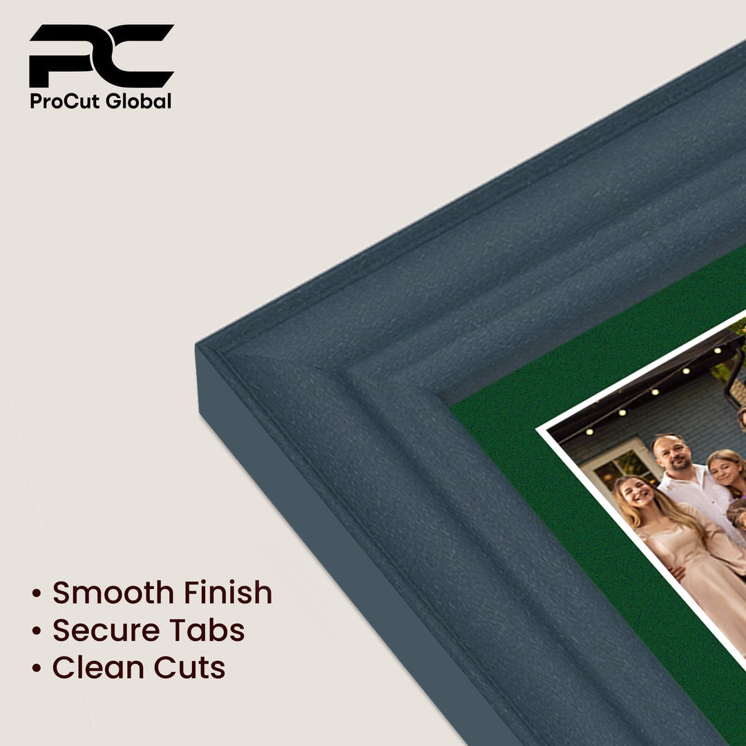 50x20cm Navy Blue Classic Multi Aperture Photo Frame - Fits 6x4" (x4) Photos | Collage Frame thumbnail 7