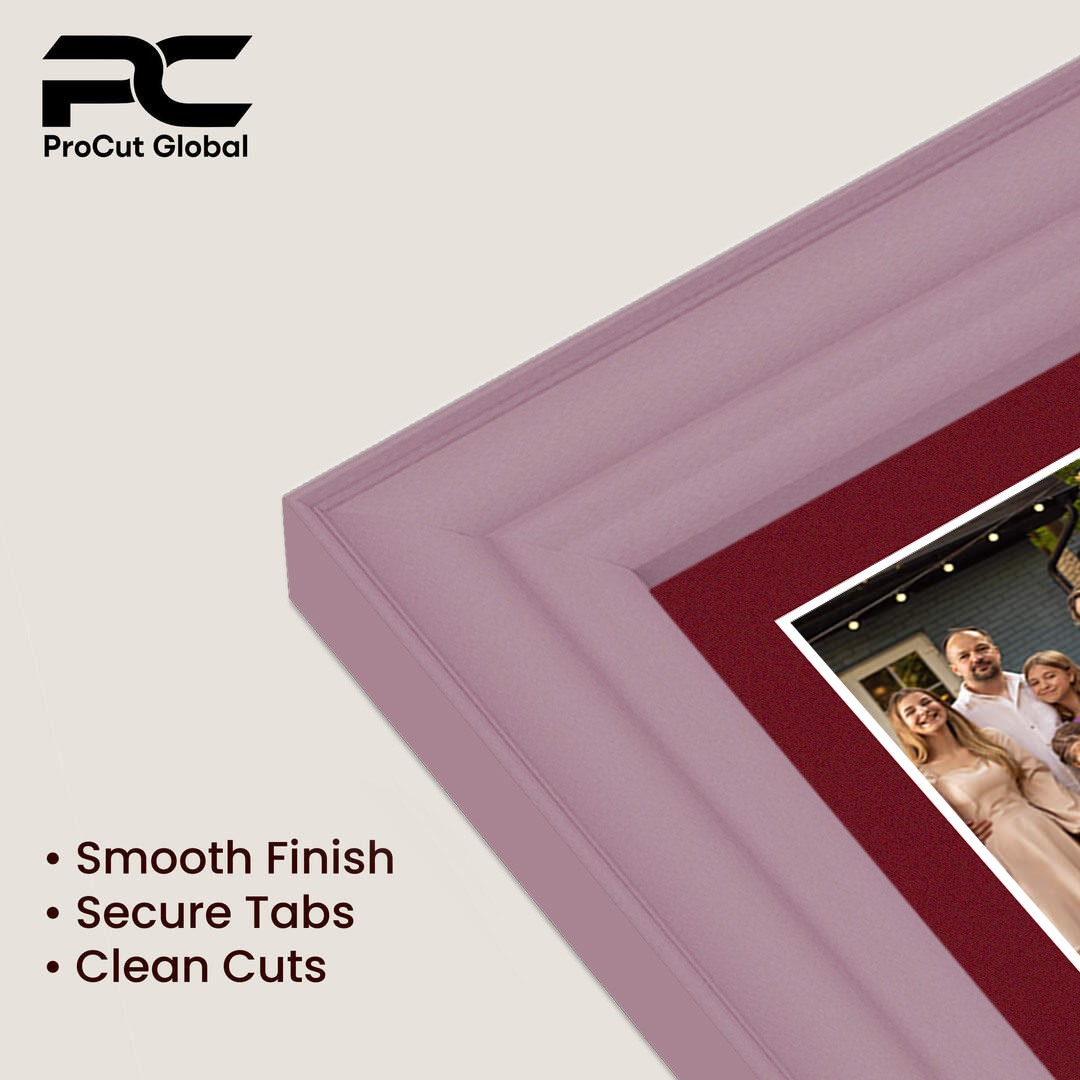 50x20cm Classic Pastel Pink Multi Aperture Photo Frame - Fits 6x4" (x4) Photos | Collage Frame thumbnail 7