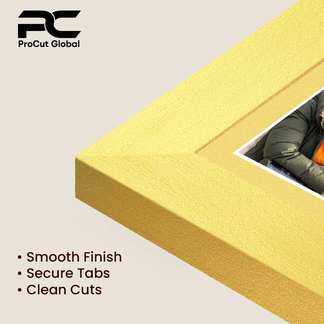 16x8" Gold Sleek Multi Aperture Photo Frame - Fits 7x5" (x3) Photos | Collage Frame thumbnail 7
