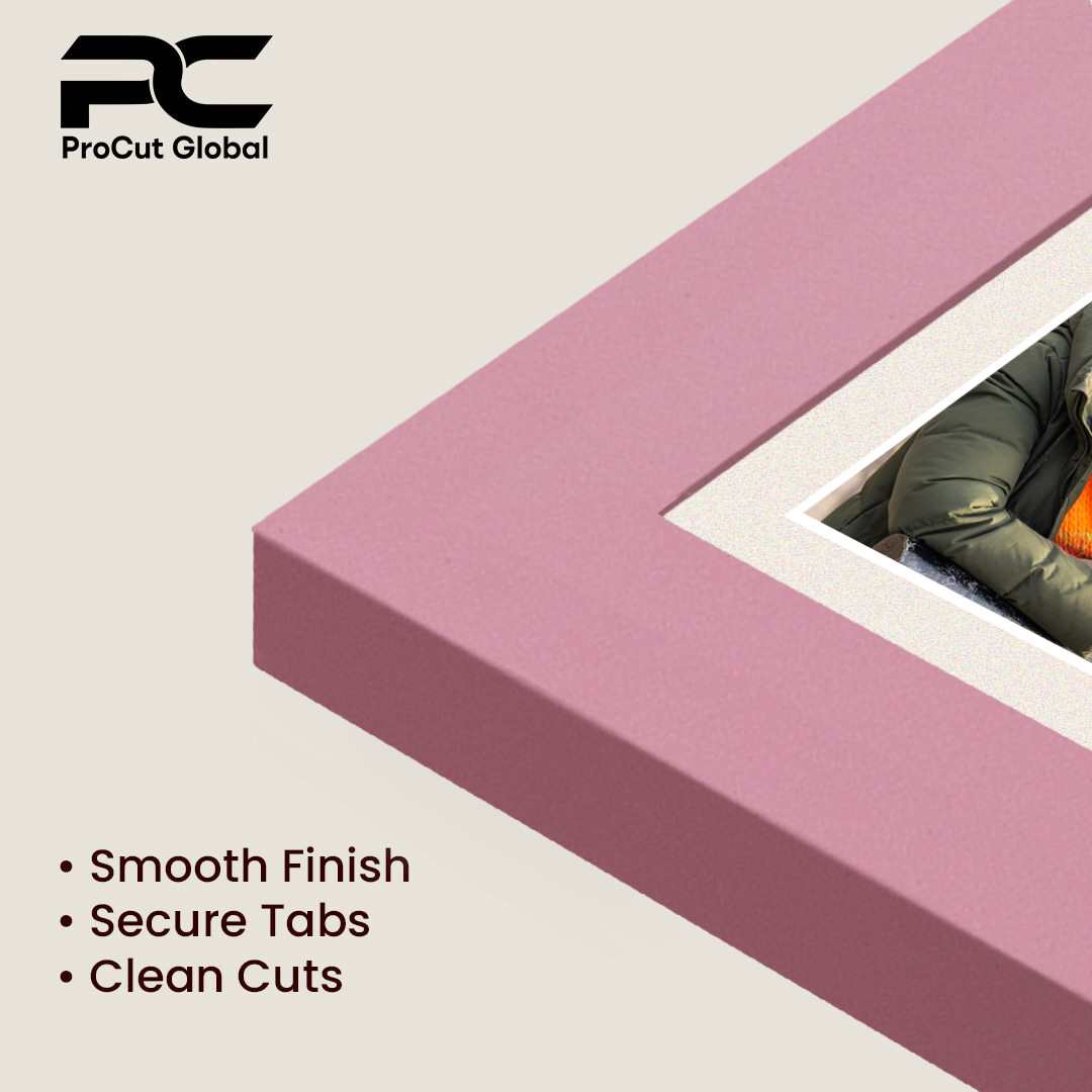 20x14" Pastel Pink Sleek Multi Aperture Photo Frame - Fits A4 (x2) Photos | Collage Frame thumbnail 7