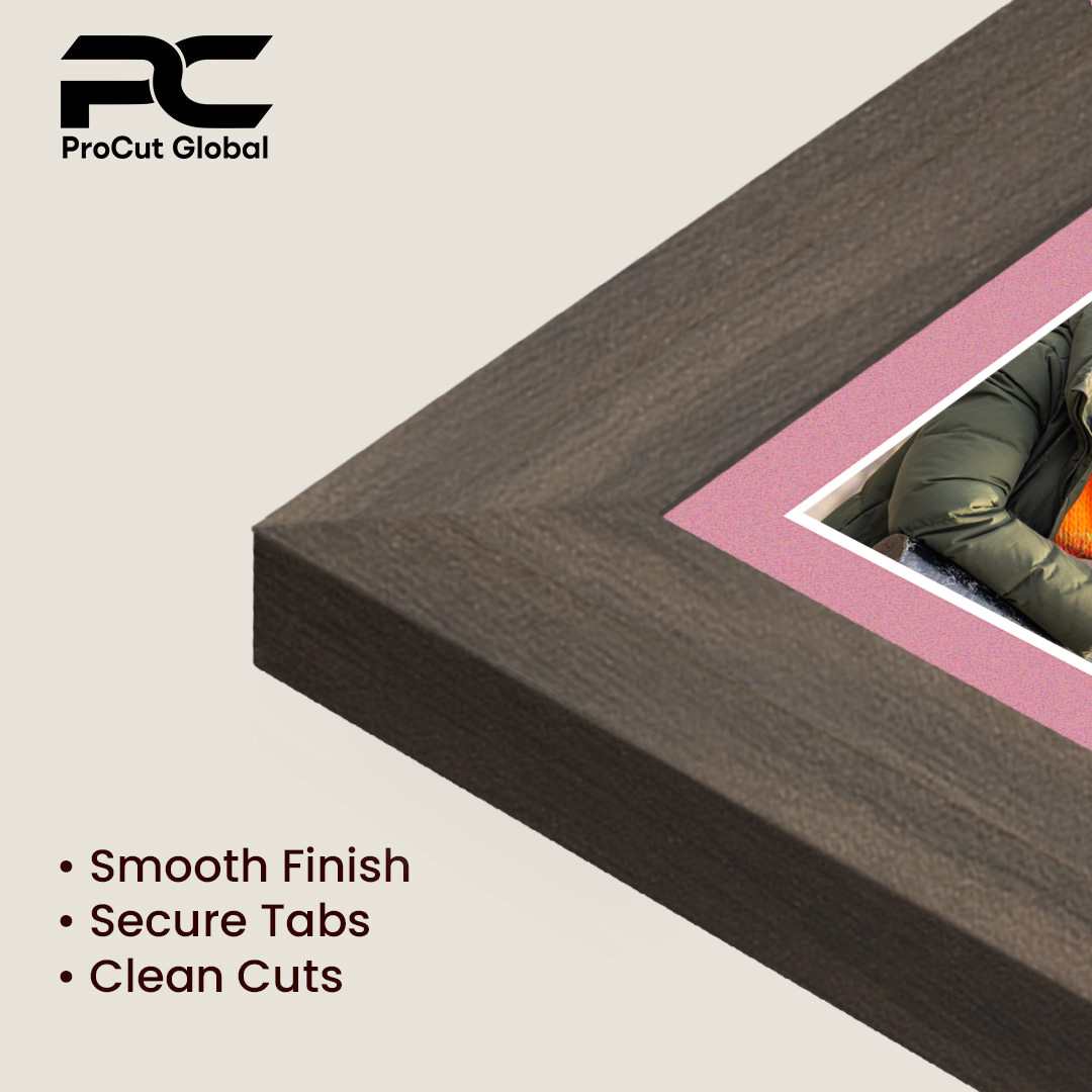40x20cm Walnut Sleek Multi Aperture Photo Frame - Fits 6x4" (x3) Photos | Collage Frame thumbnail 7