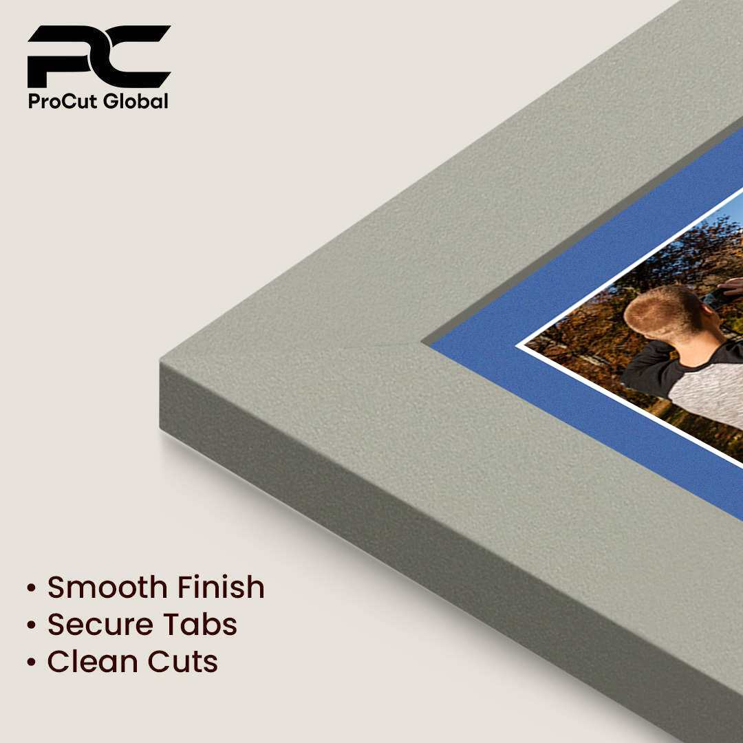 12x12" Modern Light Grey Multi Aperture Photo Frame - Fits 6x4" (x4) Photos | Collage Frame thumbnail 7