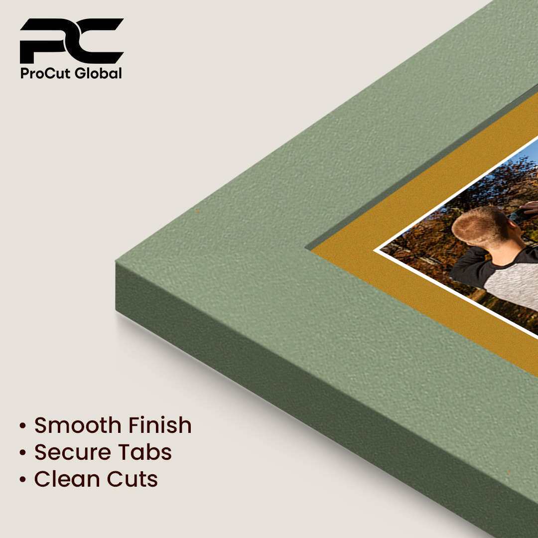 16x8" Green Modern Multi Aperture Photo Frame - Fits 7x5" (x3) Photos | Collage Frame thumbnail 7