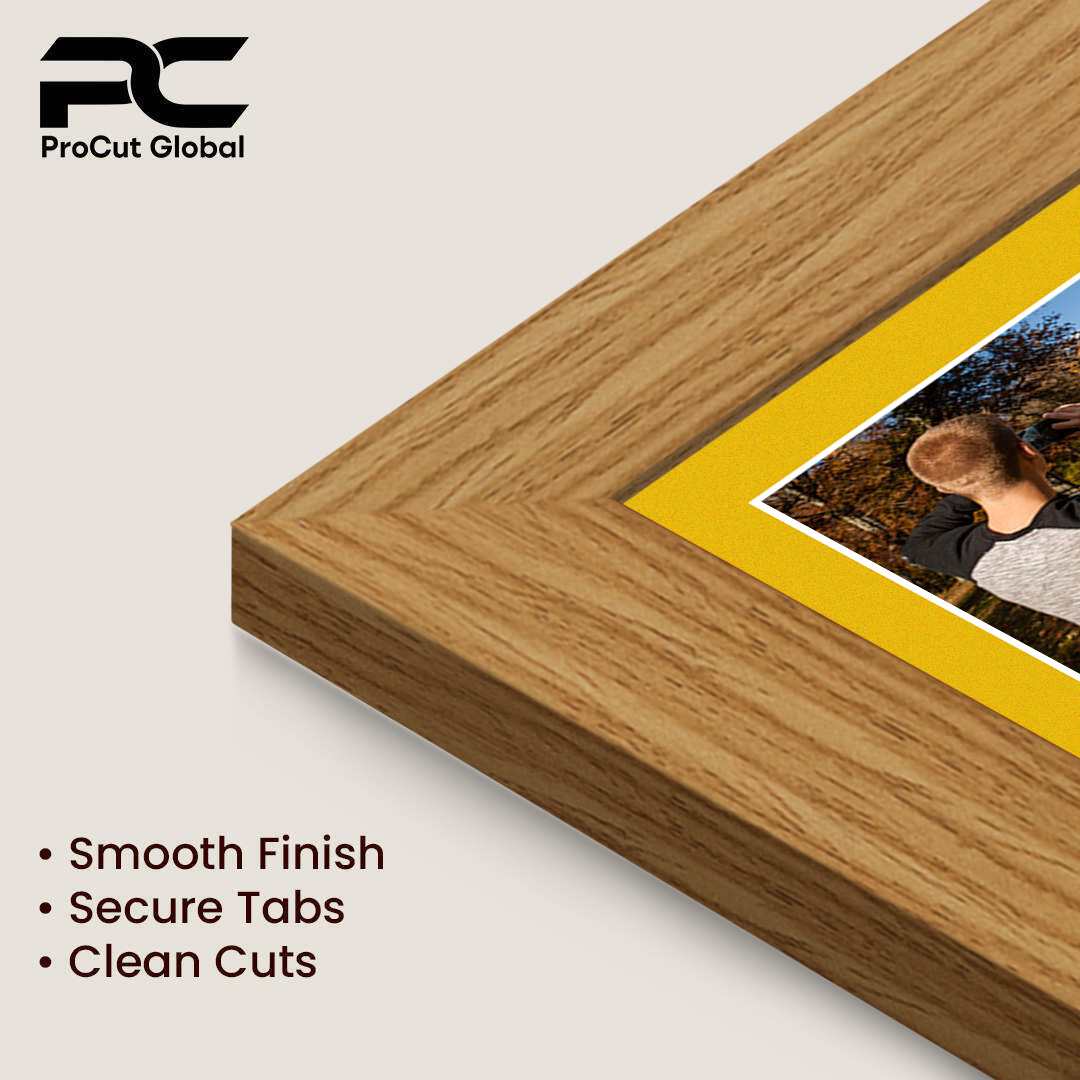 16x8" Light Oak Modern Multi Aperture Photo Frame - Fits 7x5" (x3) Photos | Collage Frame thumbnail 7