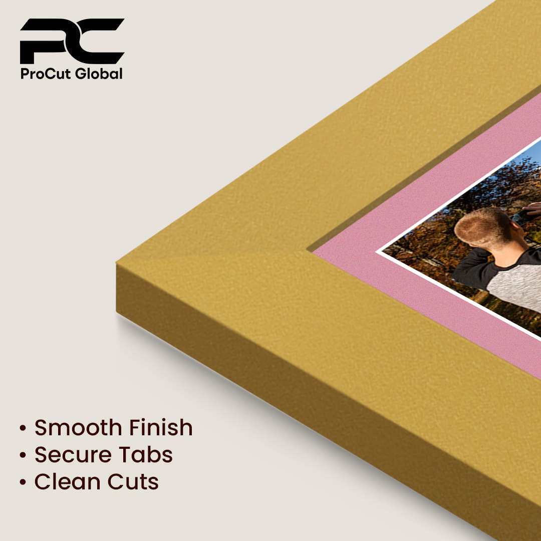 16x8" Mustard Yellow Modern Multi Aperture Photo Frame - Fits 7x5" (x3) Photos | Collage Frame thumbnail 7