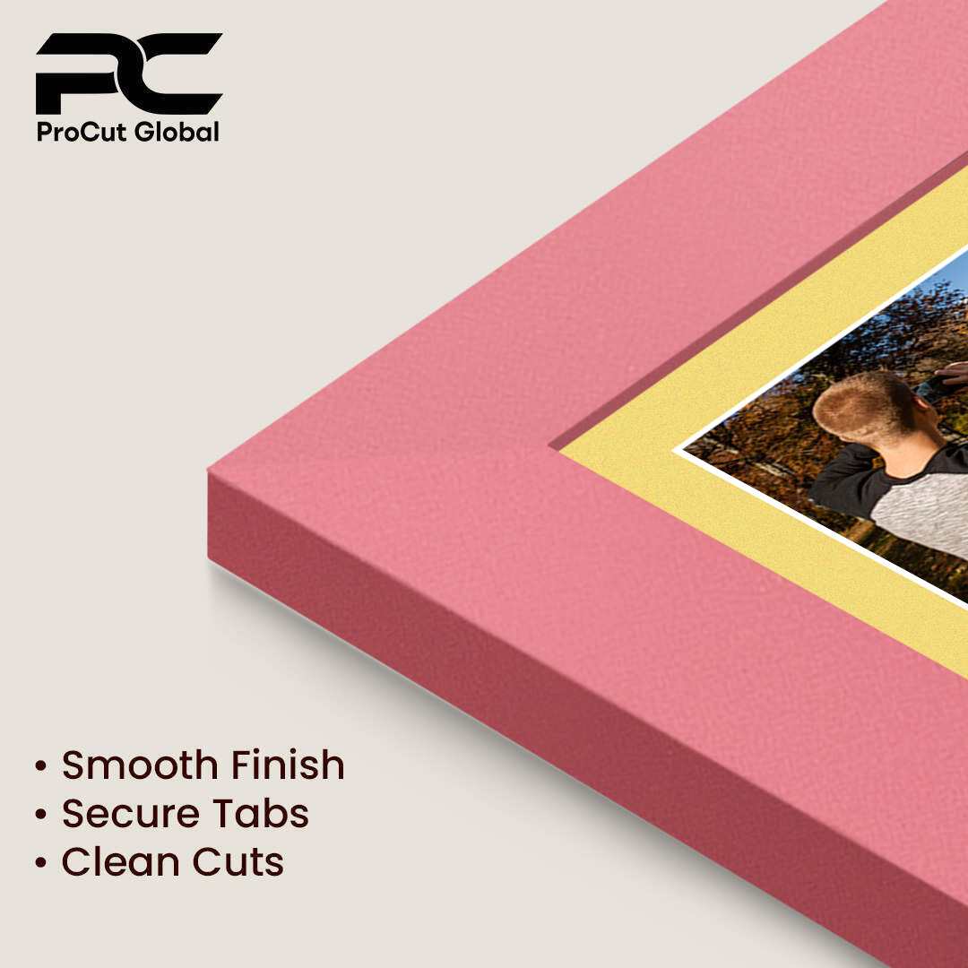 16x8" Pastel Pink Modern Multi Aperture Photo Frame - Fits 7x5" (x3) Photos | Collage Frame thumbnail 7