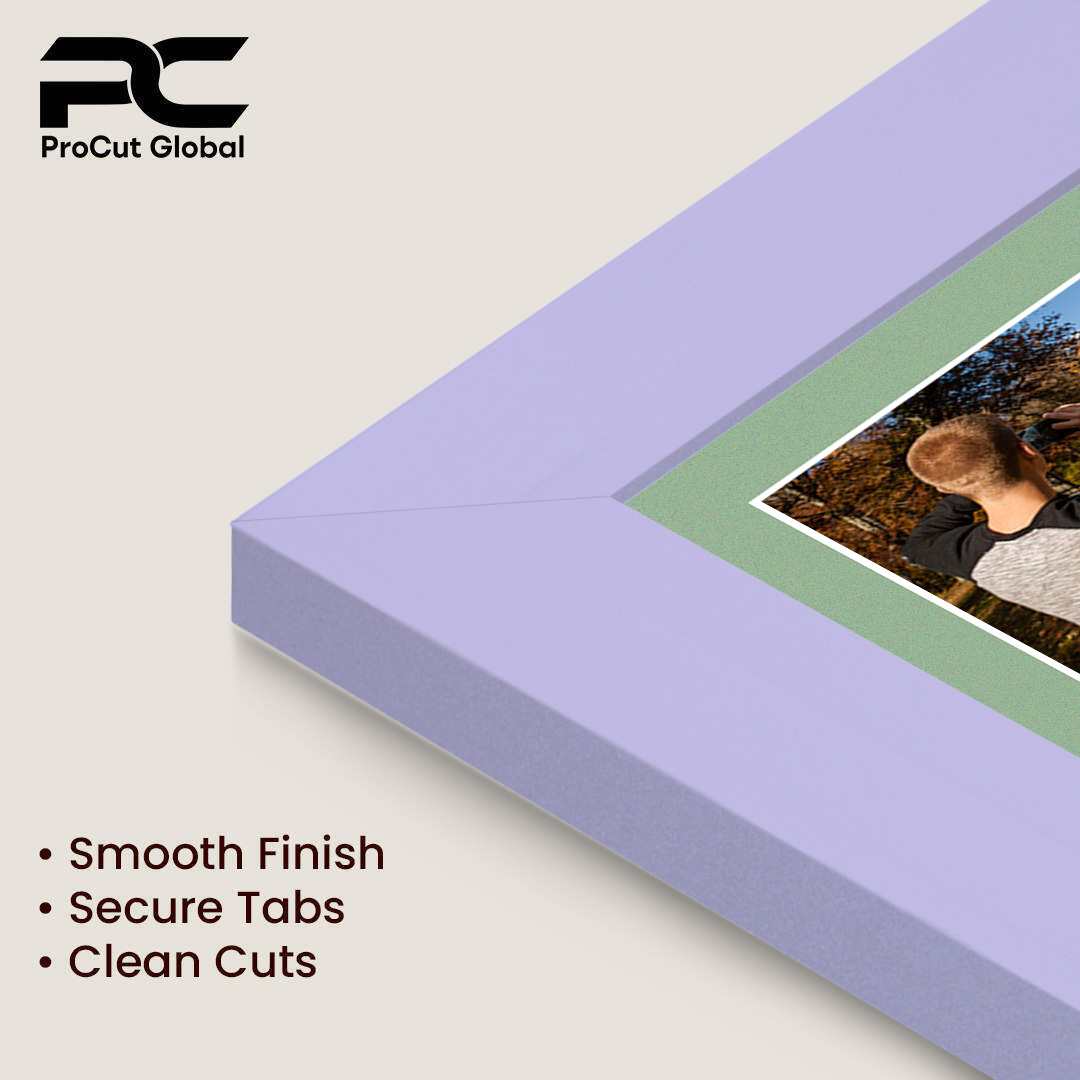 16x8" Modern Purple Multi Aperture Photo Frame - Fits 7x5" (x3) Photos | Collage Frame thumbnail 7