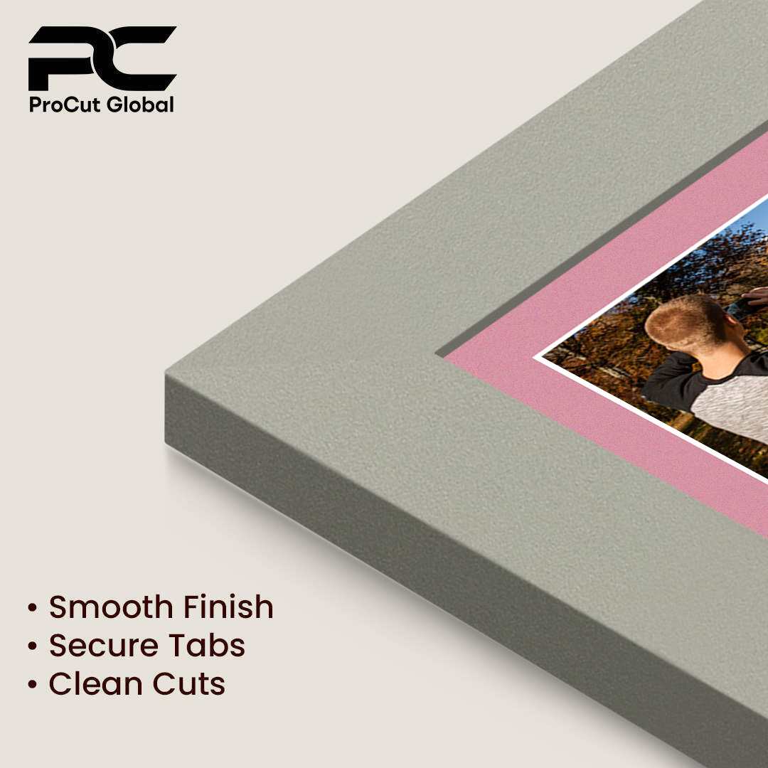 20x14" Modern Light Grey Multi Aperture Photo Frame - Fits A4 (x2) Photos | Collage Frame thumbnail 7
