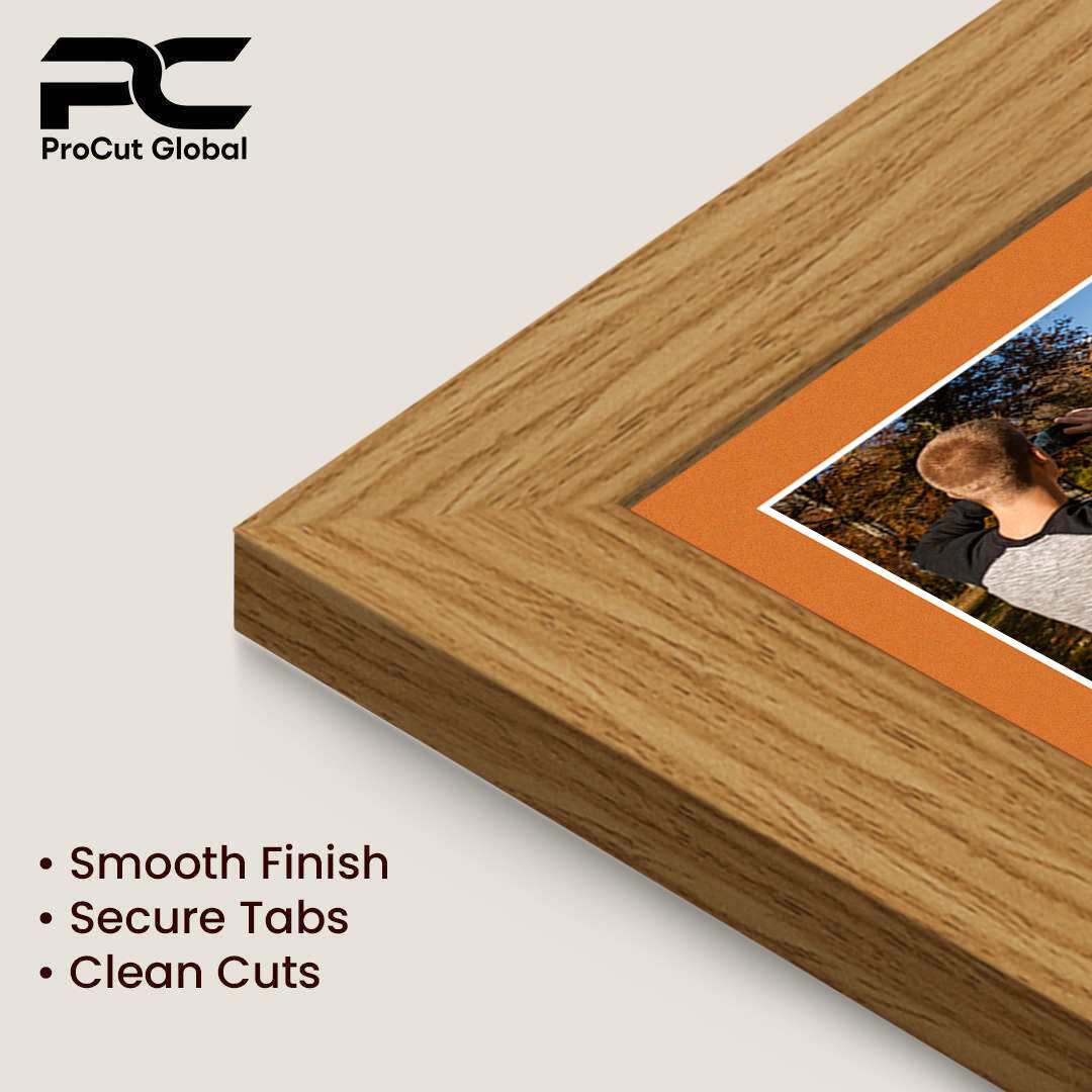 20x14" Light Oak Modern Multi Aperture Photo Frame - Fits A4 (x2) Photos | Collage Frame thumbnail 7