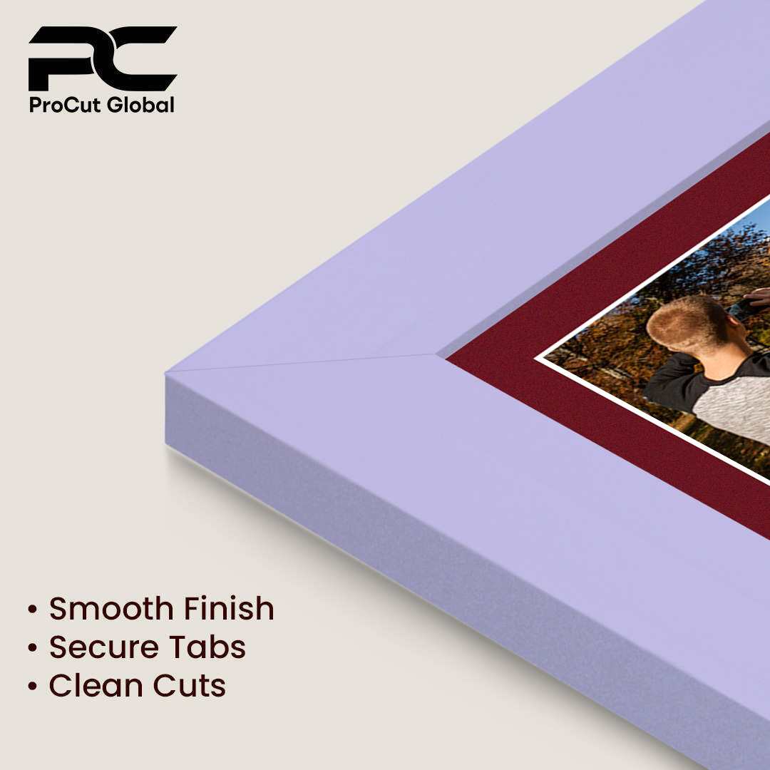 20x14" Modern Purple Multi Aperture Photo Frame - Fits A4 (x2) Photos | Collage Frame thumbnail 7