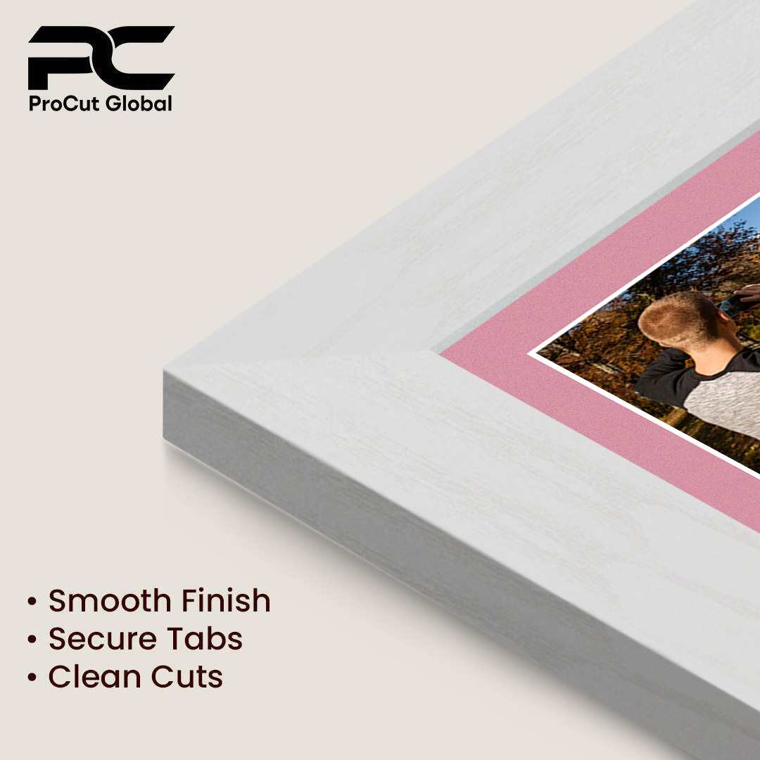 20x14" Modern Ash White Multi Aperture Photo Frame - Fits A4 (x2) Photos | Collage Frame thumbnail 7