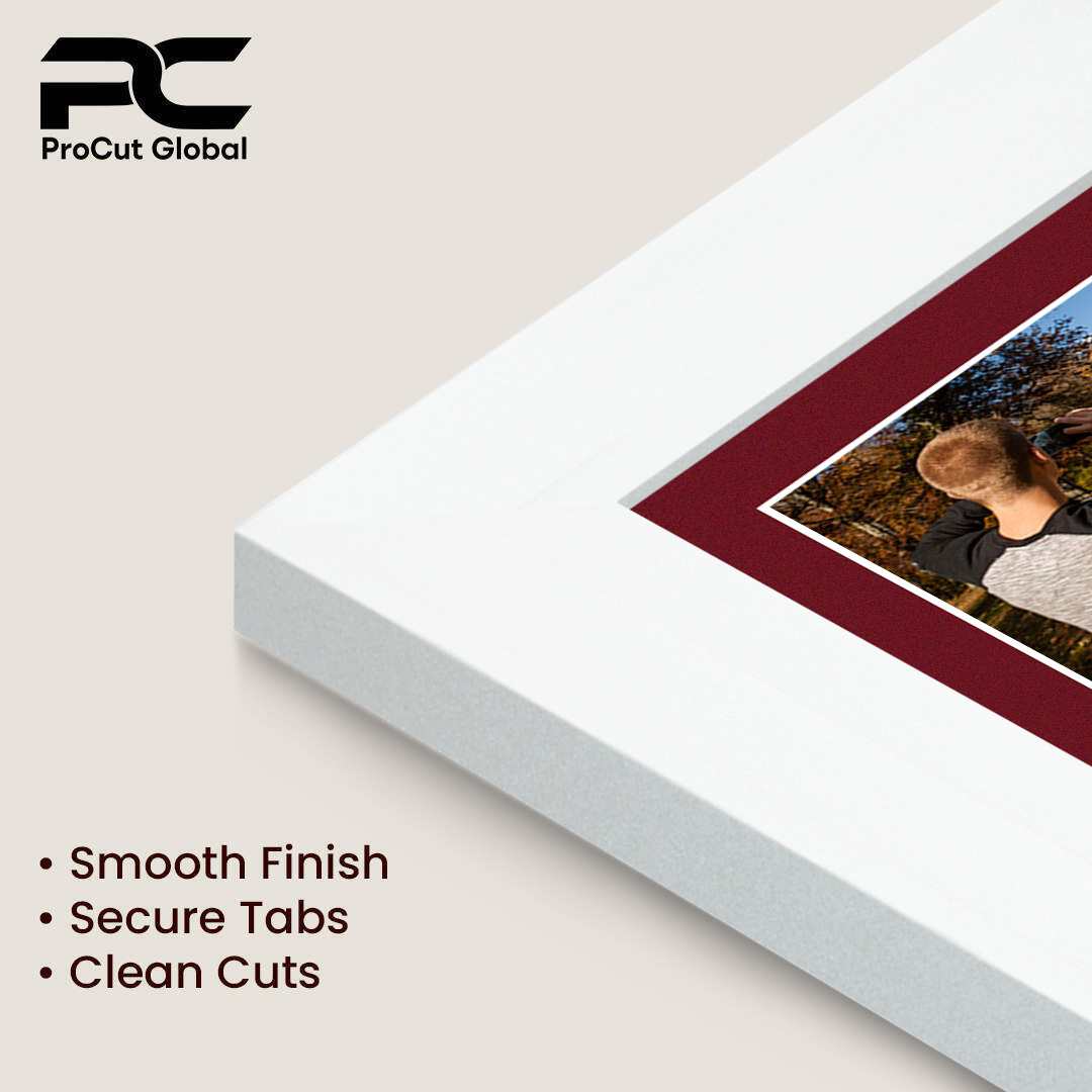 20x14" Modern White Multi Aperture Photo Frame - Fits A4 (x2) Photos | Collage Frame thumbnail 7